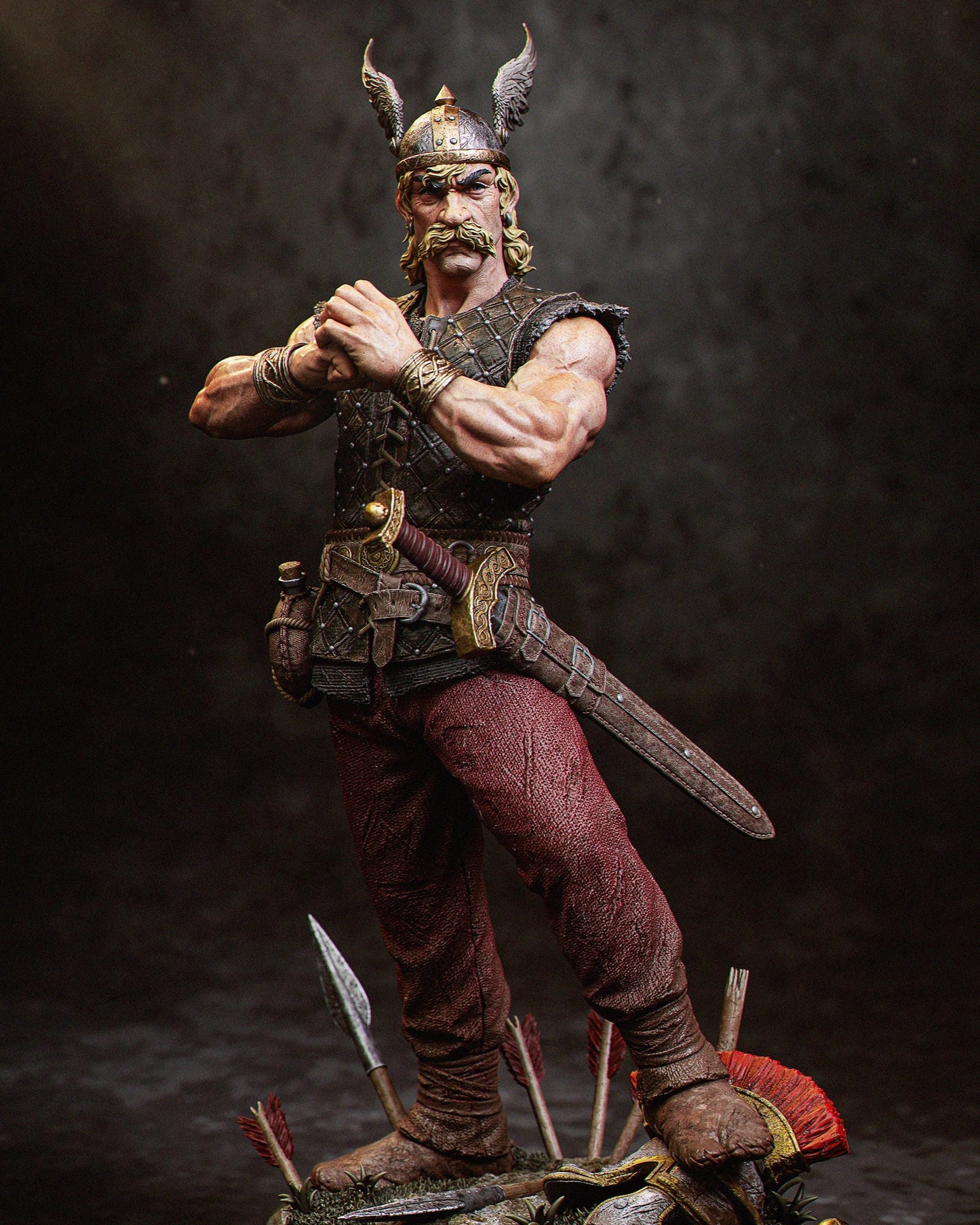 Gallic Hero: Asterix the Gaul Collectible Statue – Iconic 3D Printed Figure for Fans