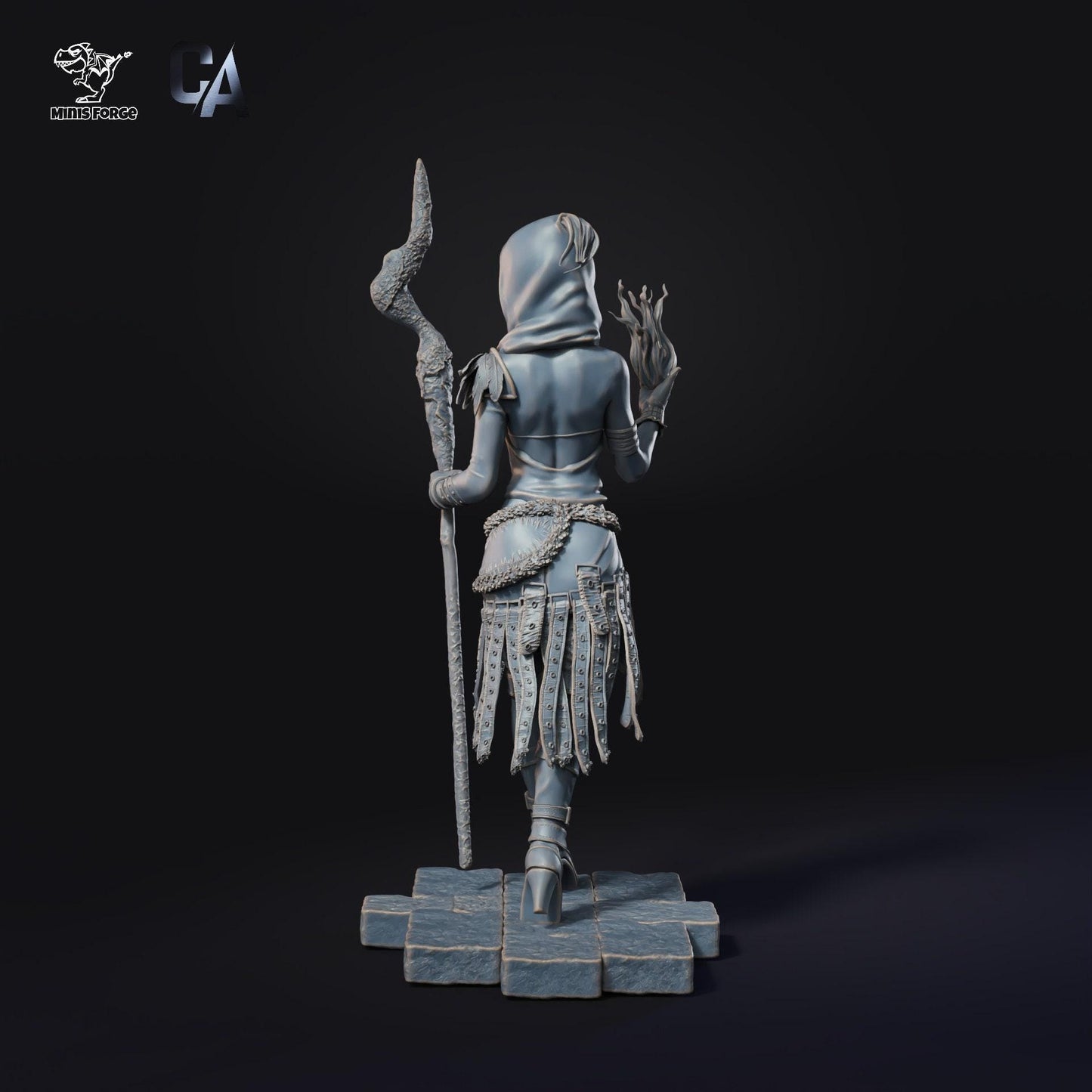 Dragon Age Enchantress: Morrigan 3D Printed Statue – Collectible for Fantasy RPG Fans (NSFW)