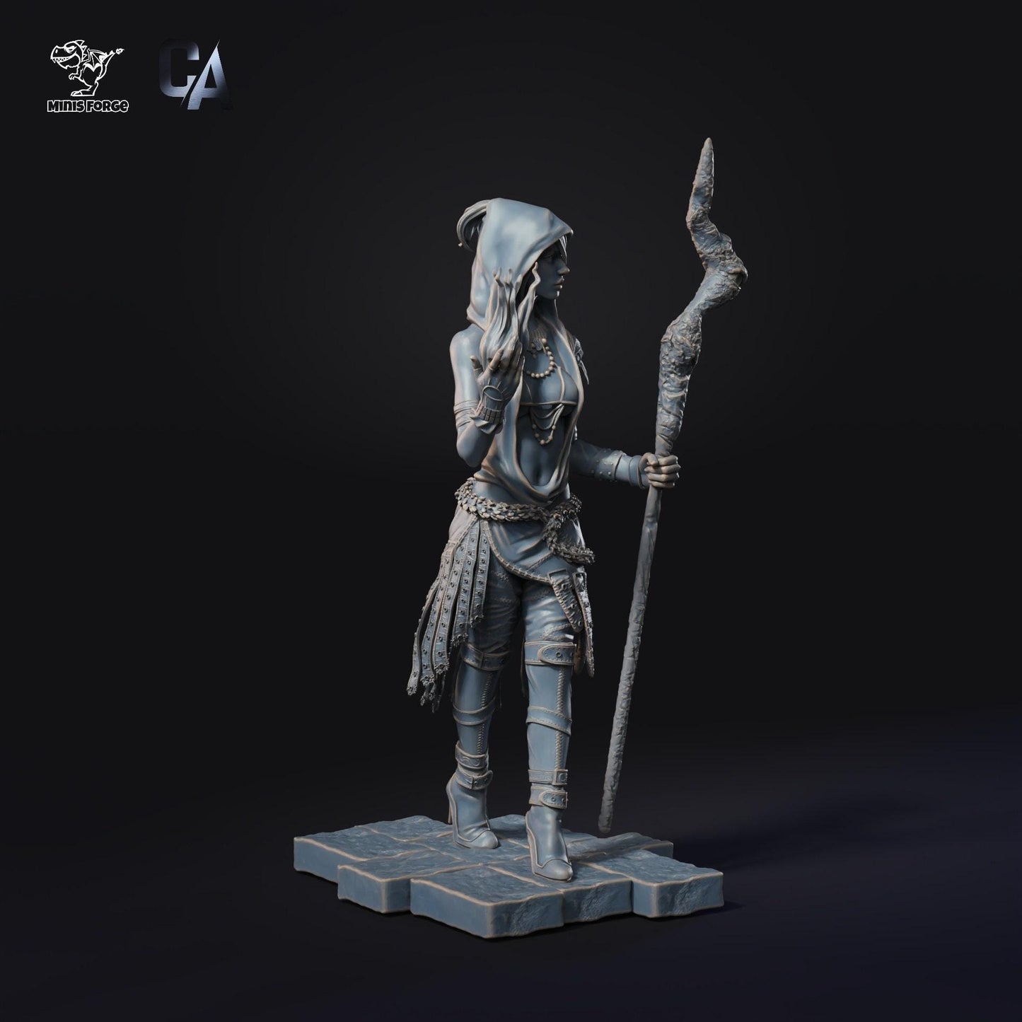 Dragon Age Enchantress: Morrigan 3D Printed Statue – Collectible for Fantasy RPG Fans (NSFW)