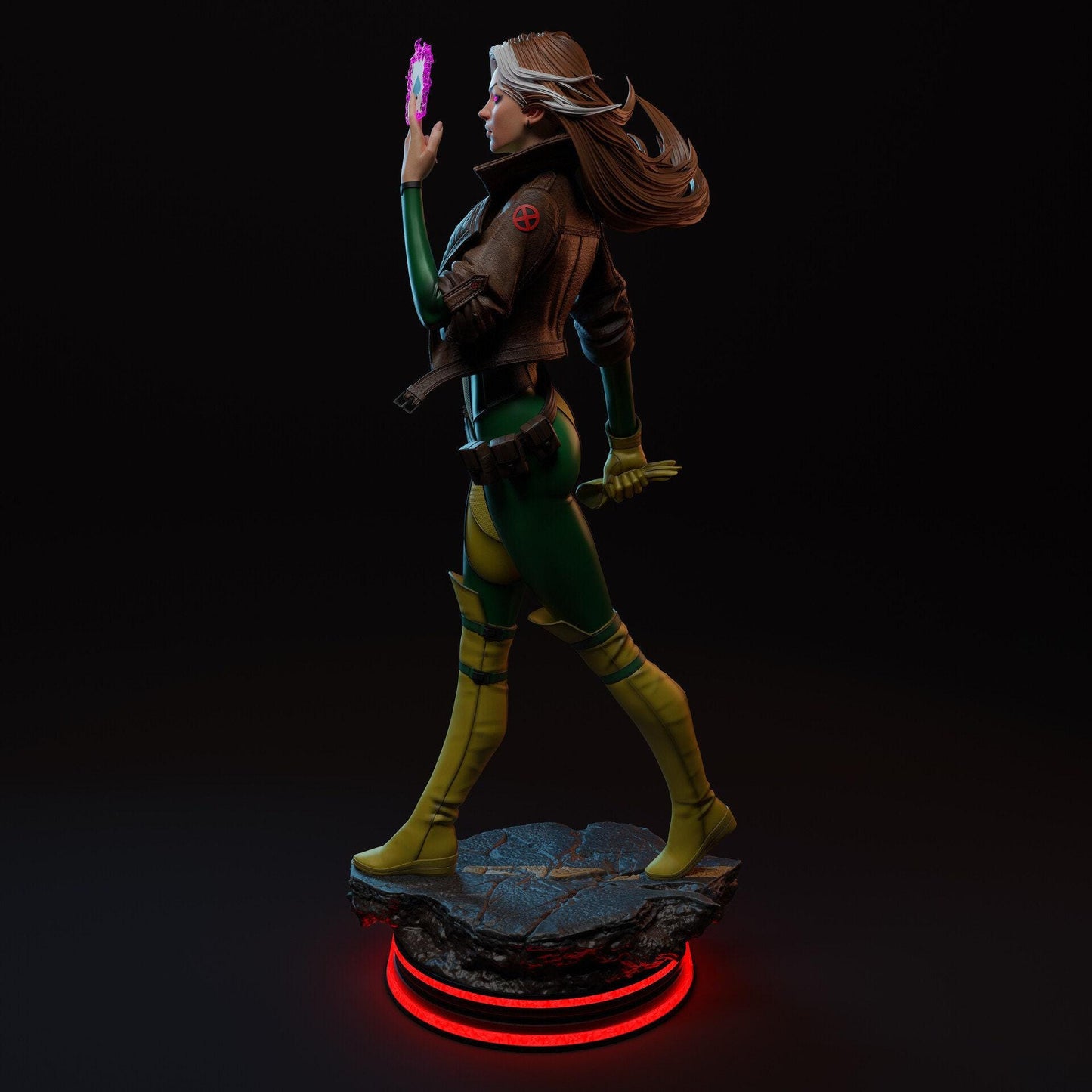 Rogue X-Men 3D Printed Collectible Statue: Iconic Mutant Hero Figure for Marvel Fans!
