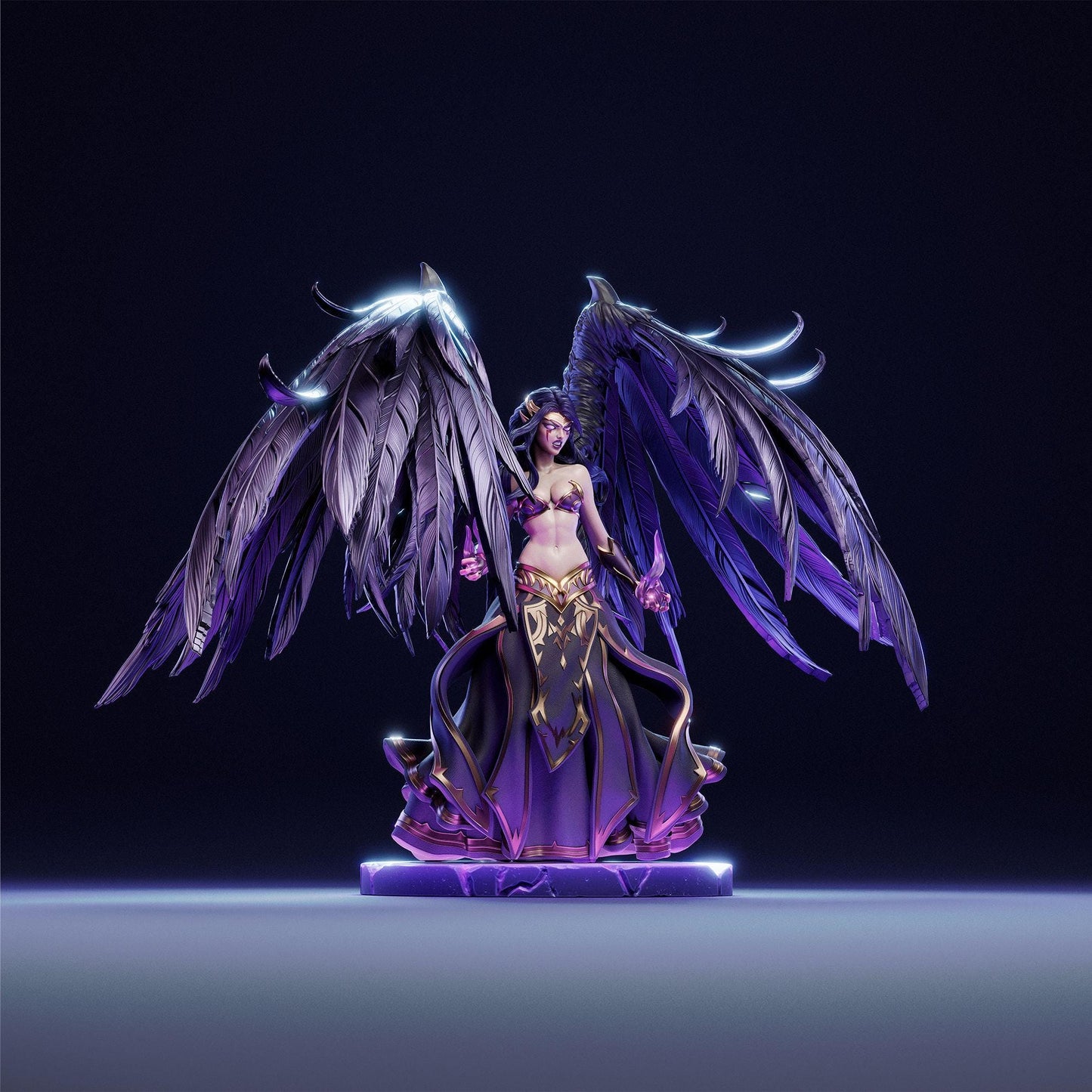 Embrace the Shadow: Morgana League of Legends Collectible Statue - Exquisite LoL Figure for True Fans & Collectors