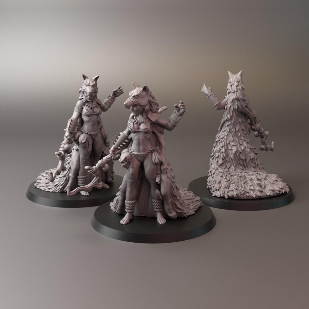 Amazon 2 3D Print Collectible Resin Miniature dnd Pathfinder ttrpg wargames d20 rpg 28mm 32mm 35mm 40mm 54mm 75mm dungeons and dragons
