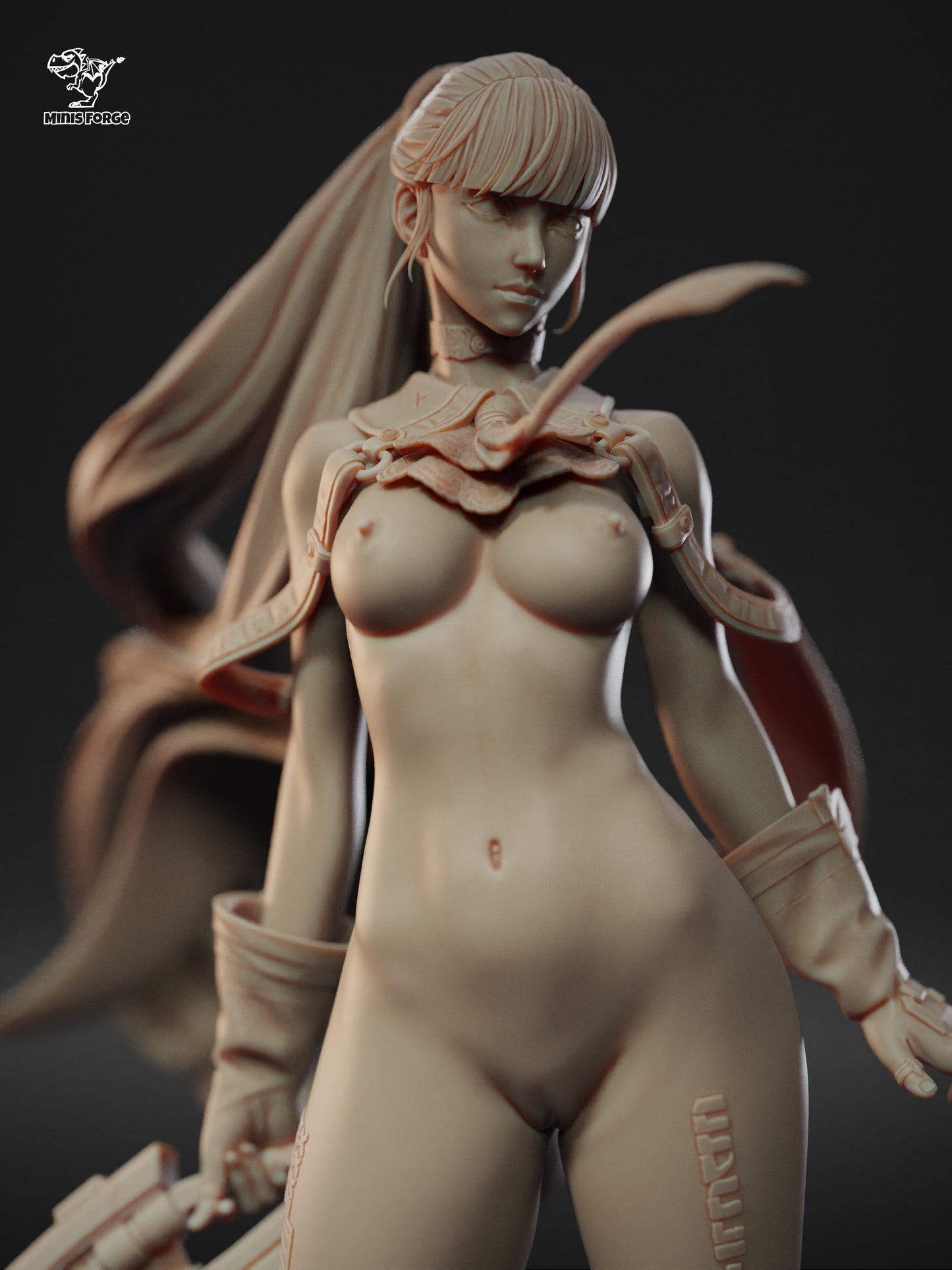 Eve Stellar Blade Inspired Statue - High Detail 3D Printed Figure | Hand-Painted or Unpainted Model Kit