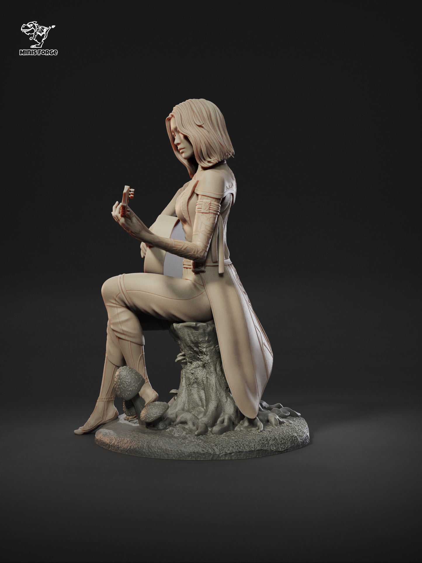 Lune 'Clair Obscur: Expedition 33' Collectible Figure | 3D Printed Statue, Painted or Unpainted