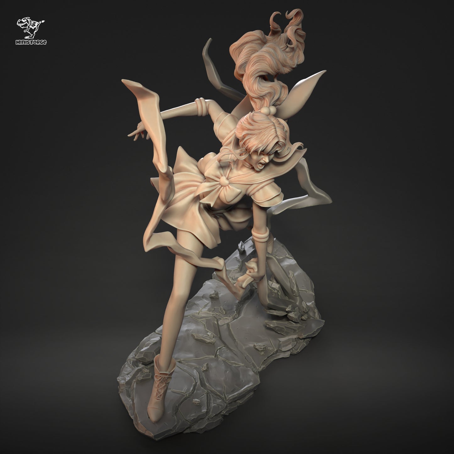 Makoto Kino Sailor Jupiter 3D Printed Statue | Exquisite Anime Collectible Figure for Sailor Moon Fans