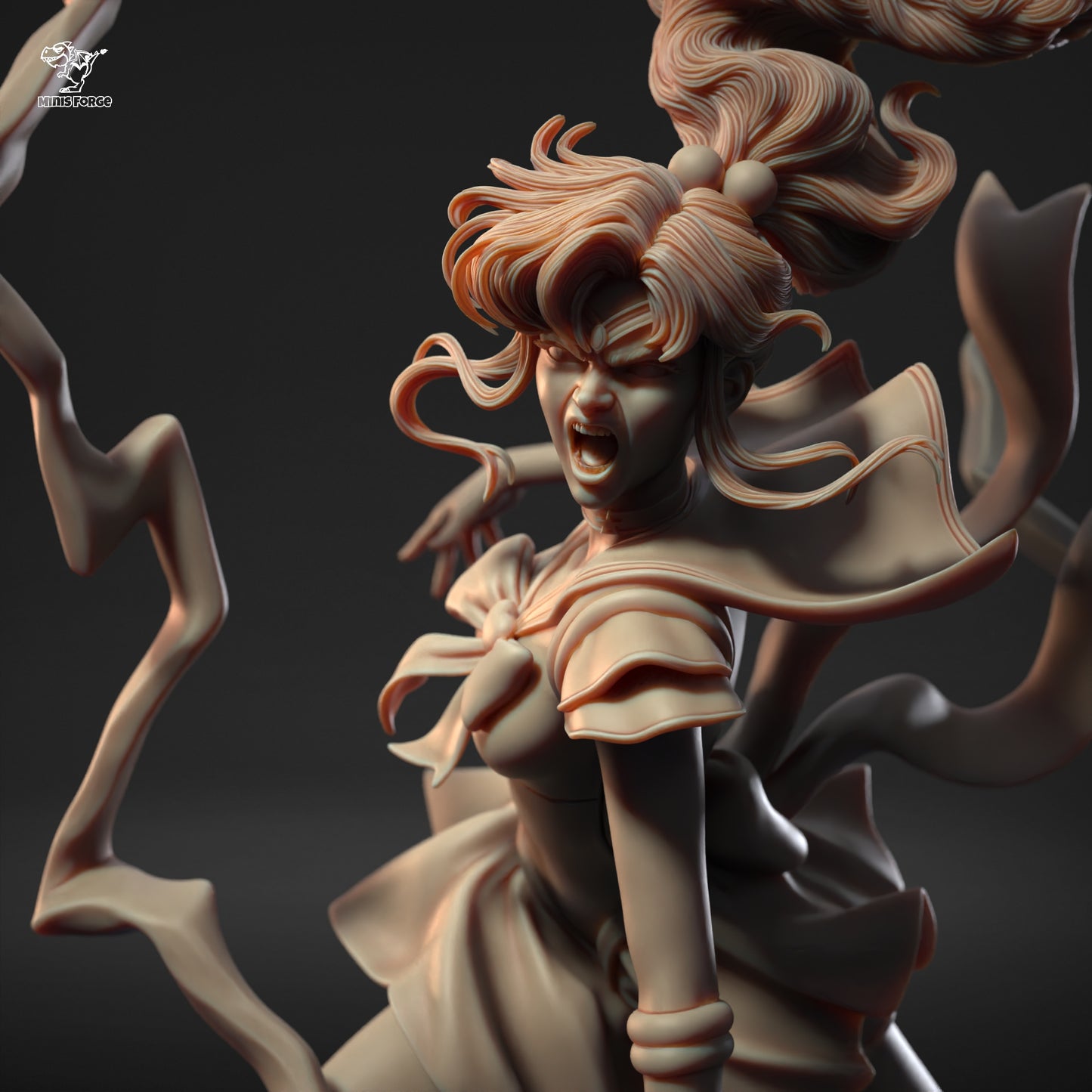 Makoto Kino Sailor Jupiter 3D Printed Statue | Exquisite Anime Collectible Figure for Sailor Moon Fans