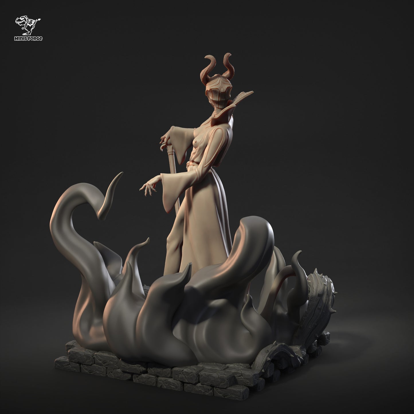 Maleficent Premium 3D Printed Collectible Statue - NSFW Fantasy Villain Figure with Detailed Resin Craftsmanship for Adult Collectors
