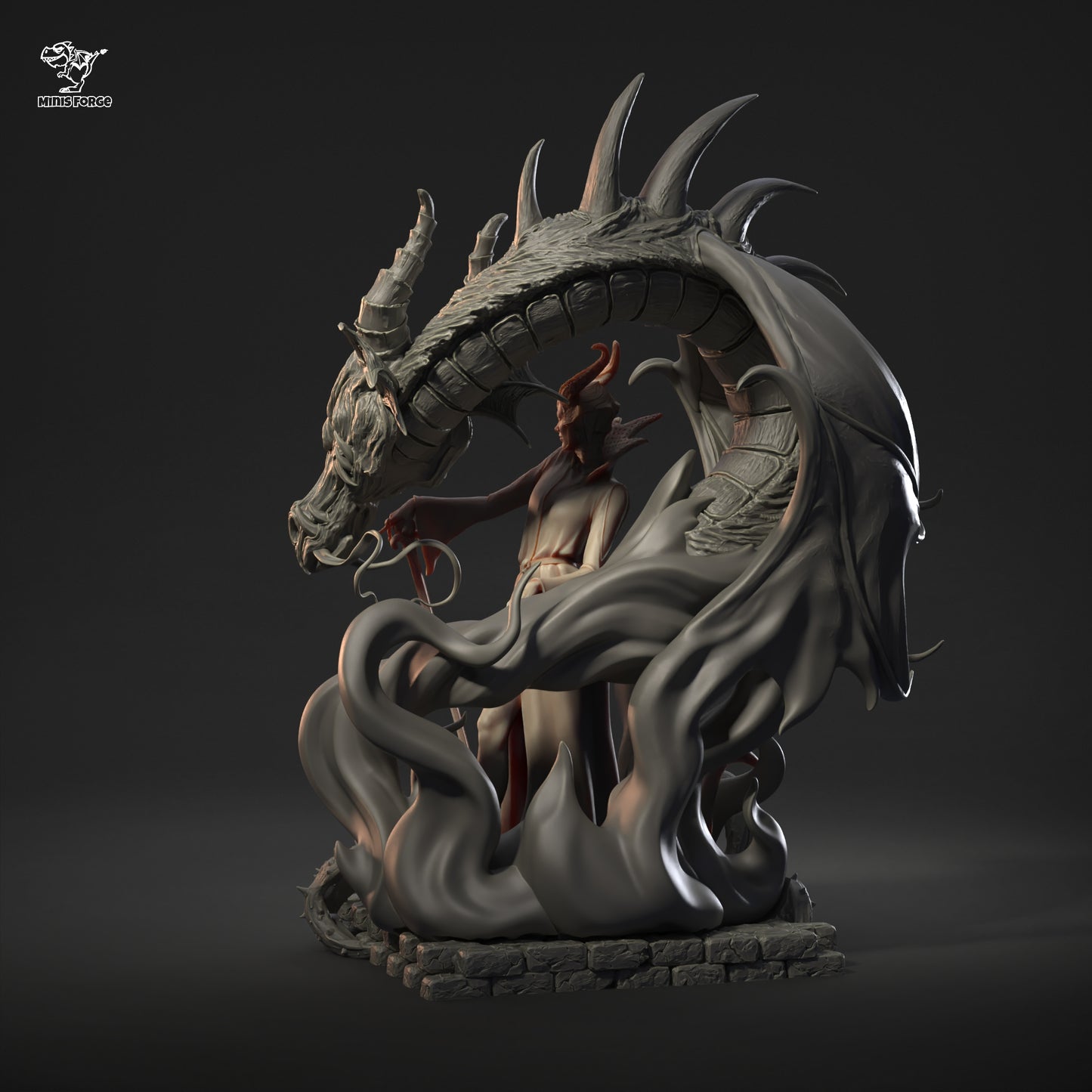 Maleficent Premium 3D Printed Collectible Statue - NSFW Fantasy Villain Figure with Detailed Resin Craftsmanship for Adult Collectors