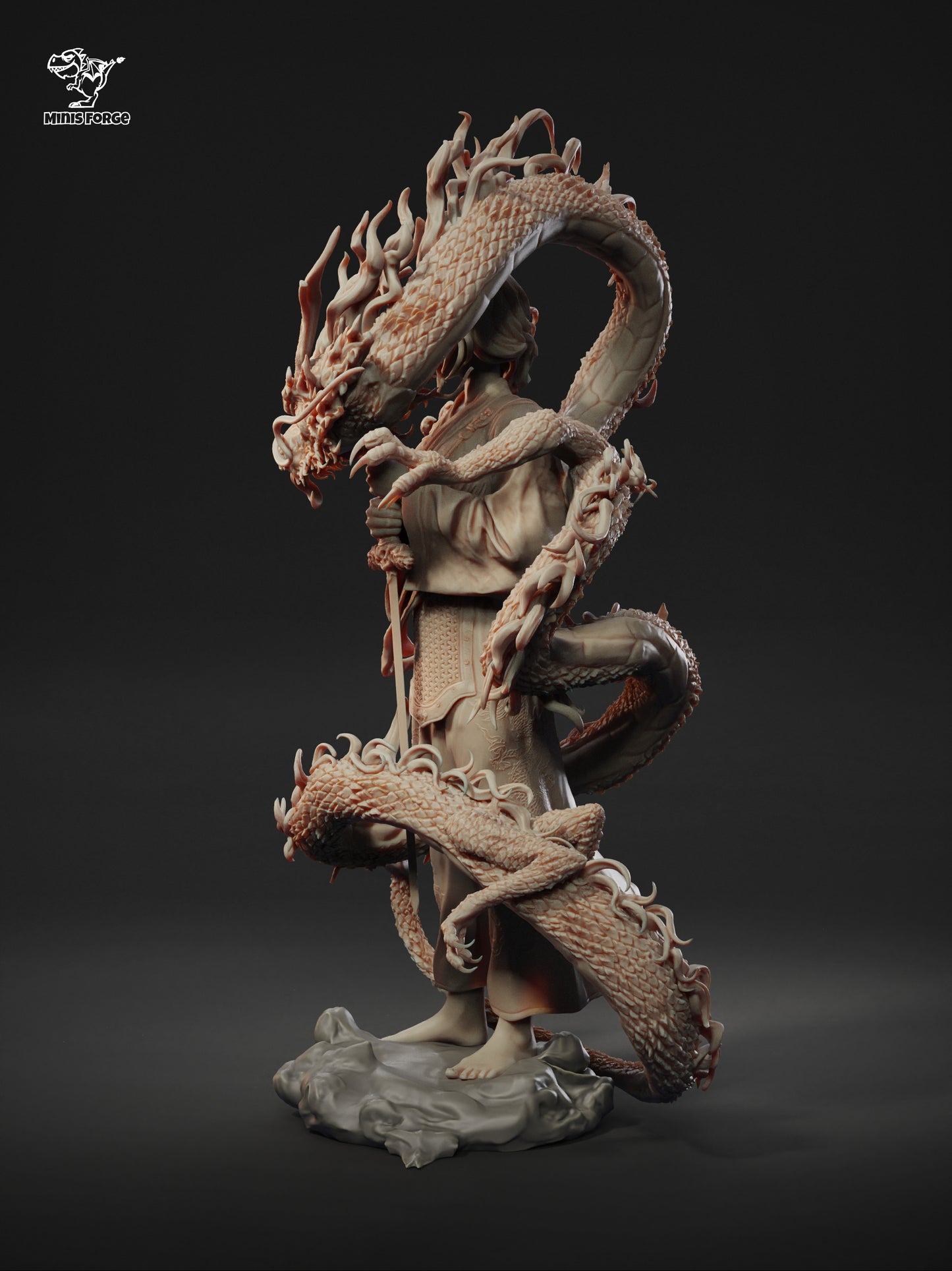 Hand-Painted Mulan 3D Printed Resin Figure - High-Quality Collectible Statue for Disney Fans
