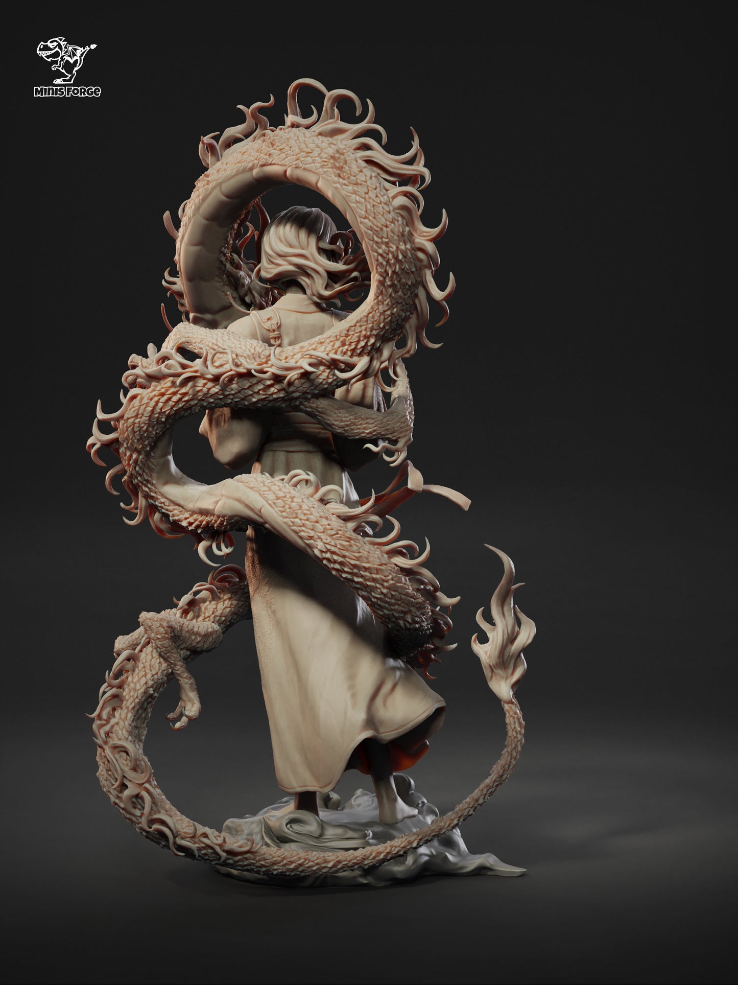 Hand-Painted Mulan 3D Printed Resin Figure - High-Quality Collectible Statue for Disney Fans