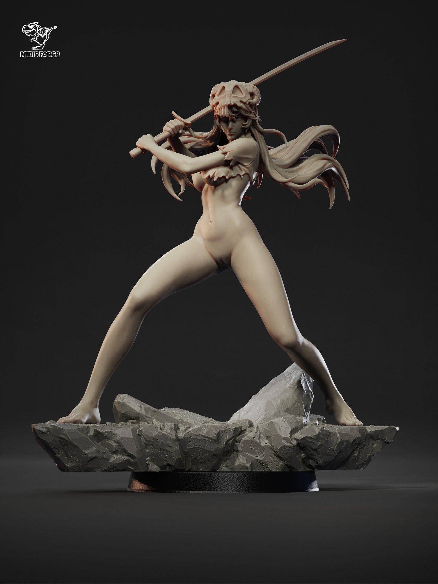 Nelliel Bleach Figure: Highly-Detailed 3D Printed Collectible Statue. Optional NSFW Variant for Adult Anime Figure Collectors