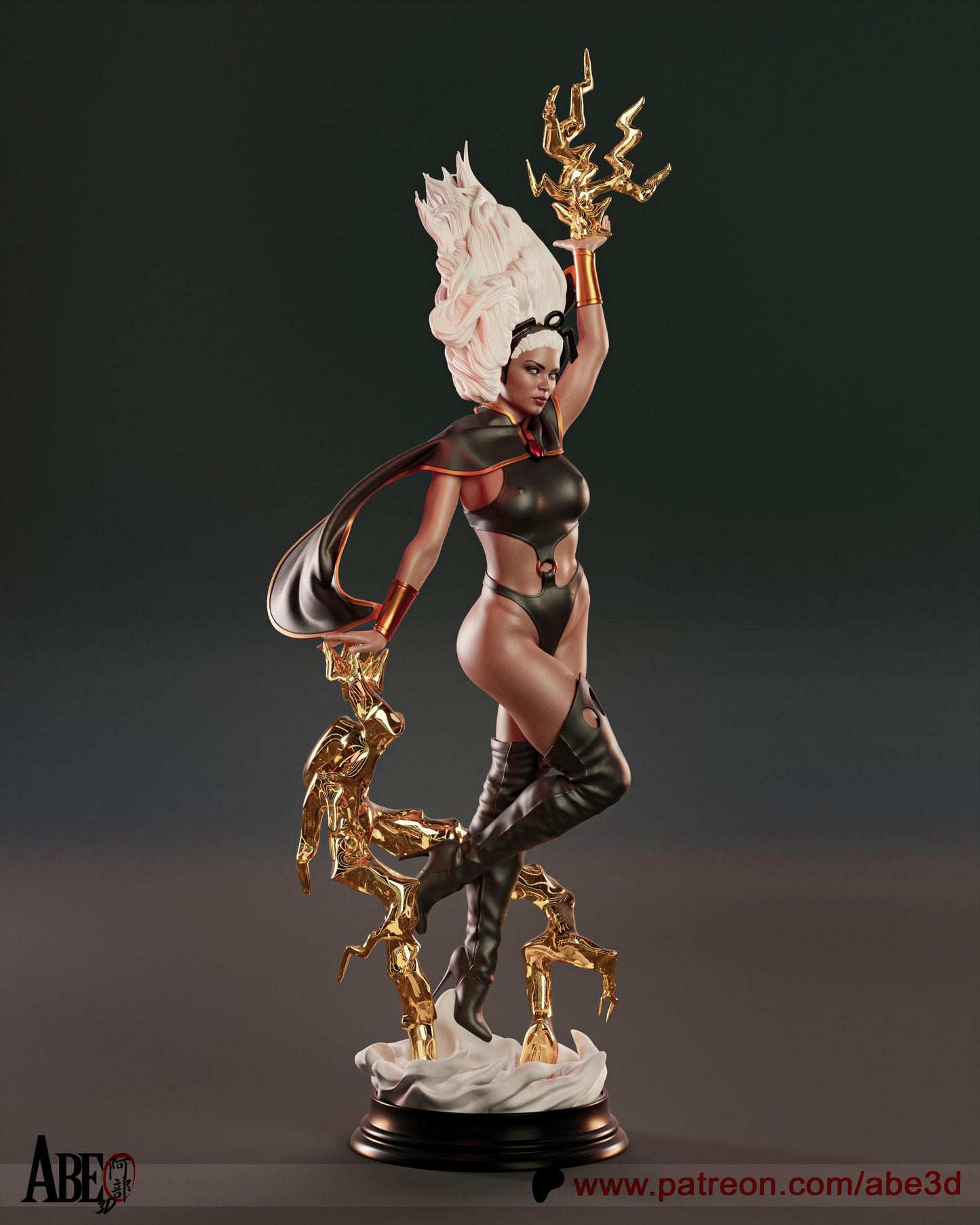 Storm 3D Printed Statue: Iconic X-Men Collectible for Marvel Fans