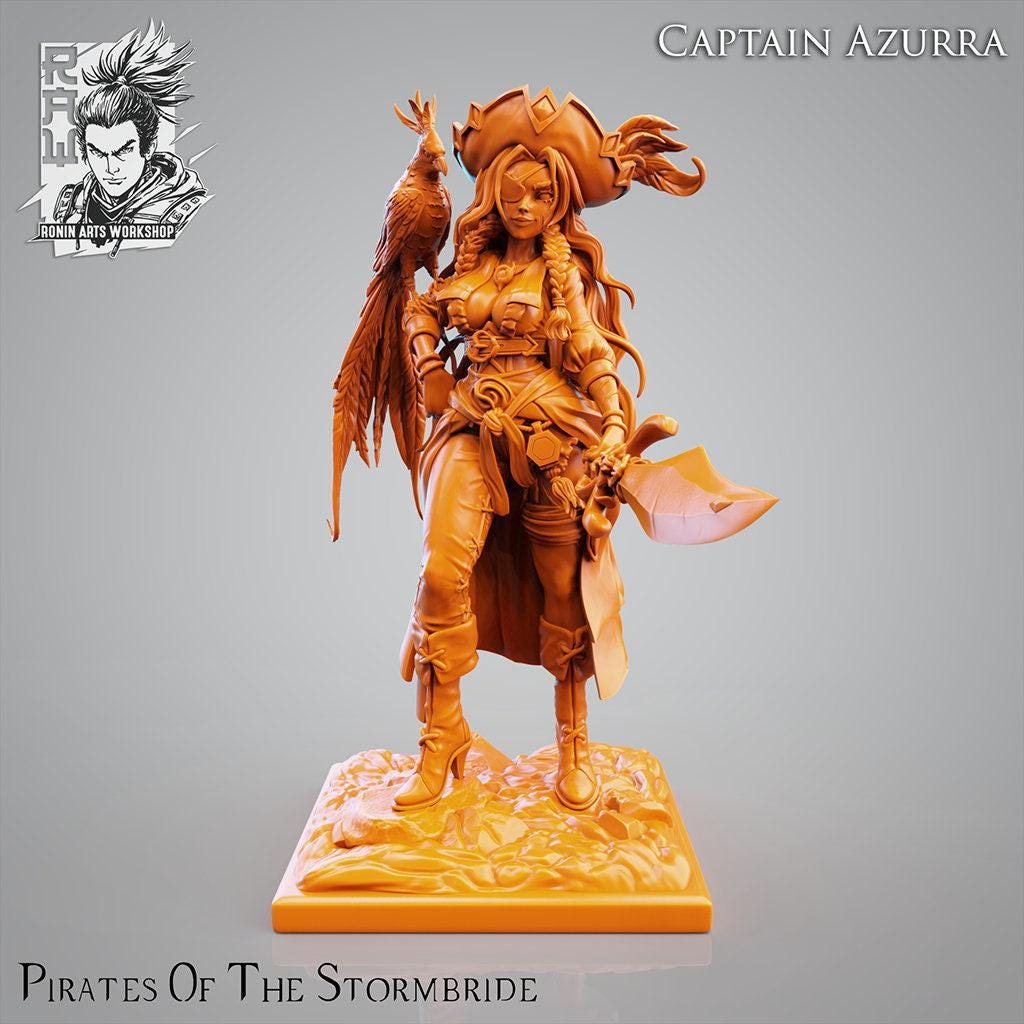 Pirates of the Stormbrade! Warband: Embark on a High-Seas Adventure with 3D-Printed Collectible Miniatures 3d print, dnd, rpg, role playing
