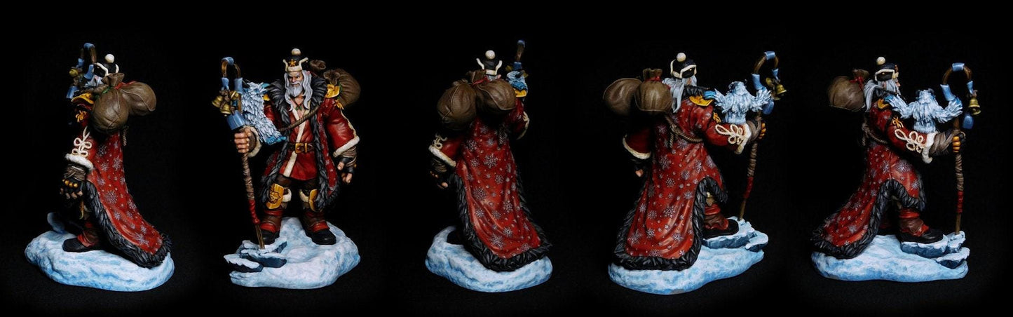 Frost Giant Moroz and Snezhok Collectible Miniature, 35 mm, Tabletop miniatures, Pathfinder, dungeons and dragons, dnd