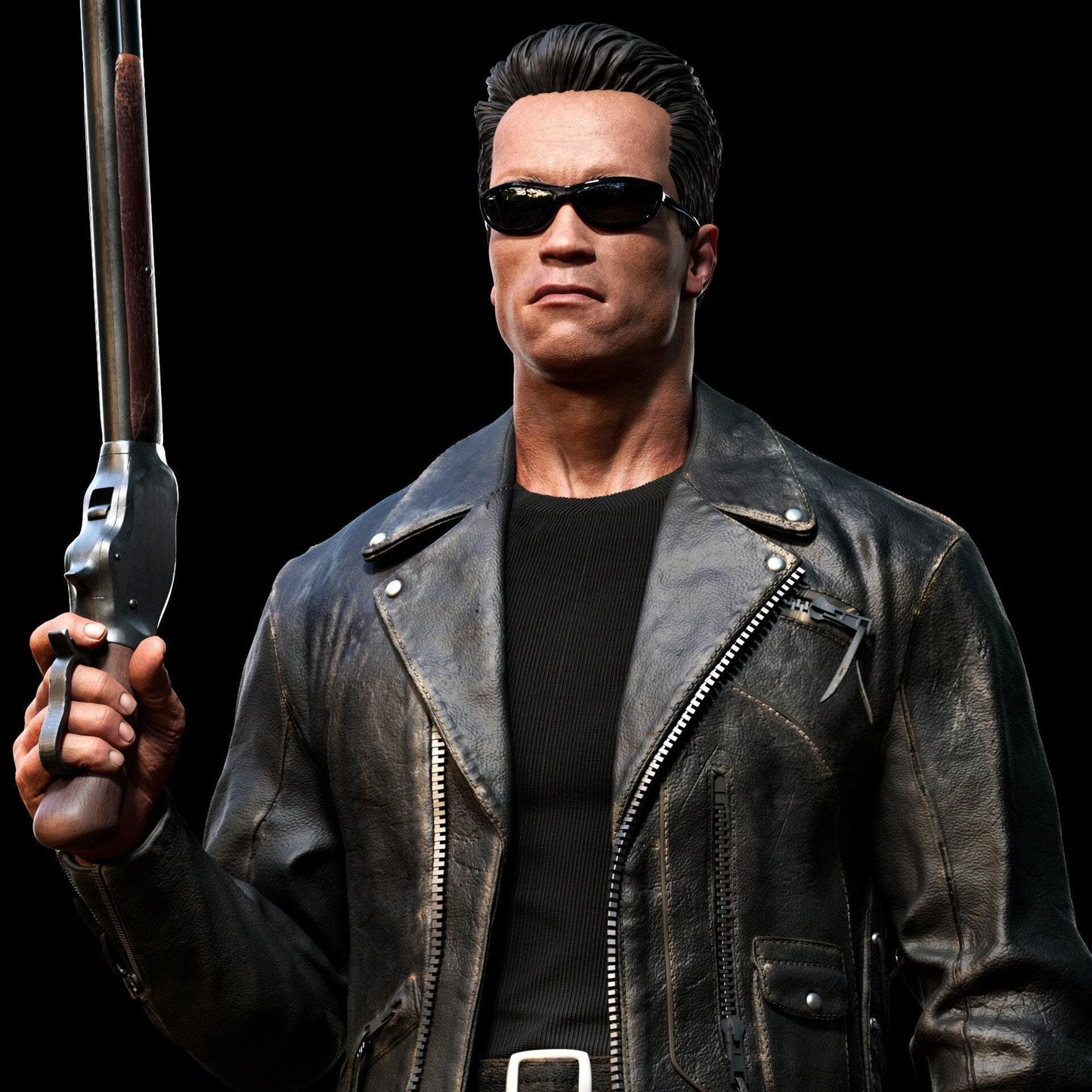 Authentic Terminator T-800 Endoskeleton 3D Printed Statue: Iconic Sci-Fi Movie Collectible Fan Art Figure