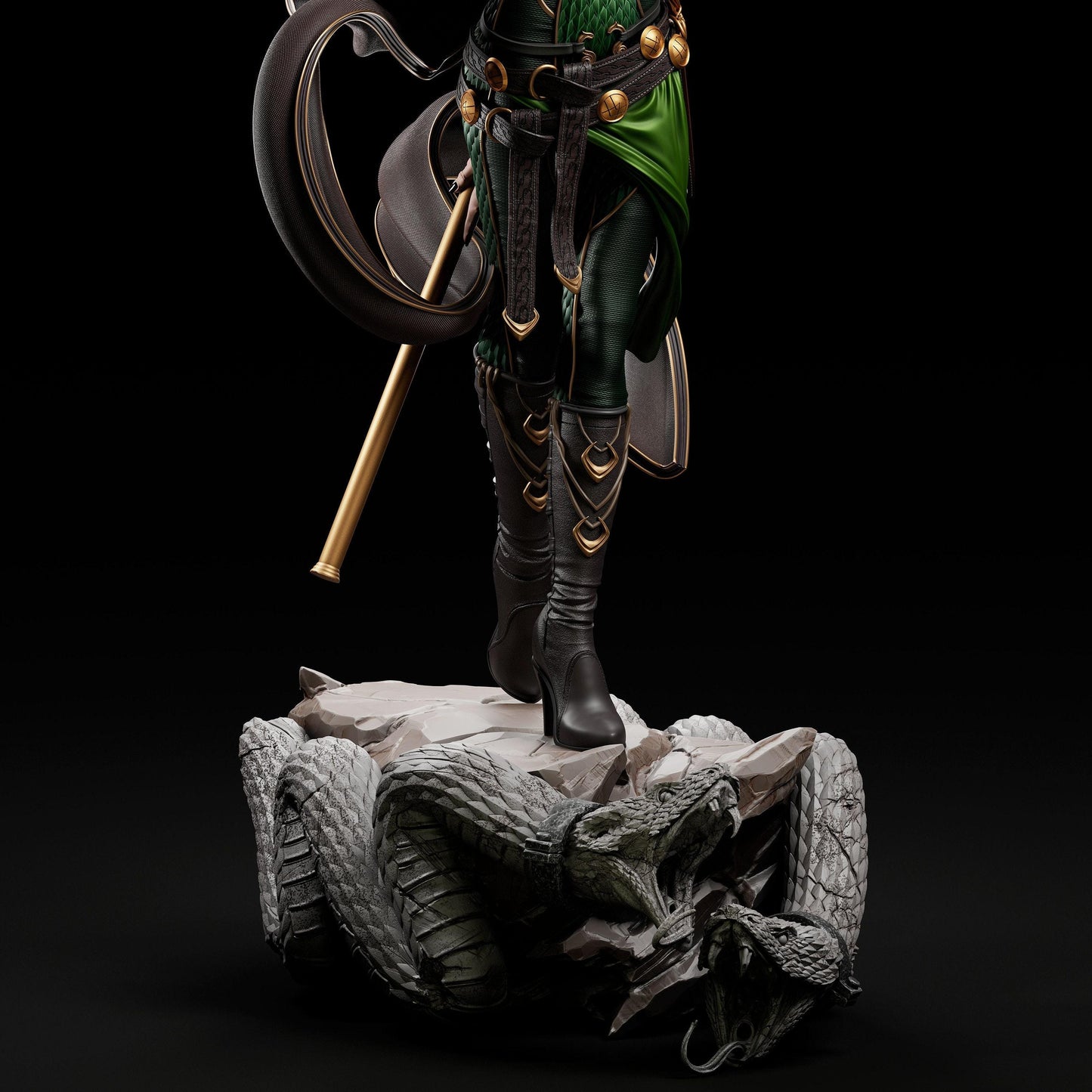 Lady Loki Fanart: Impressive 3D-Printed Collectible Figure - Marvel Villainess