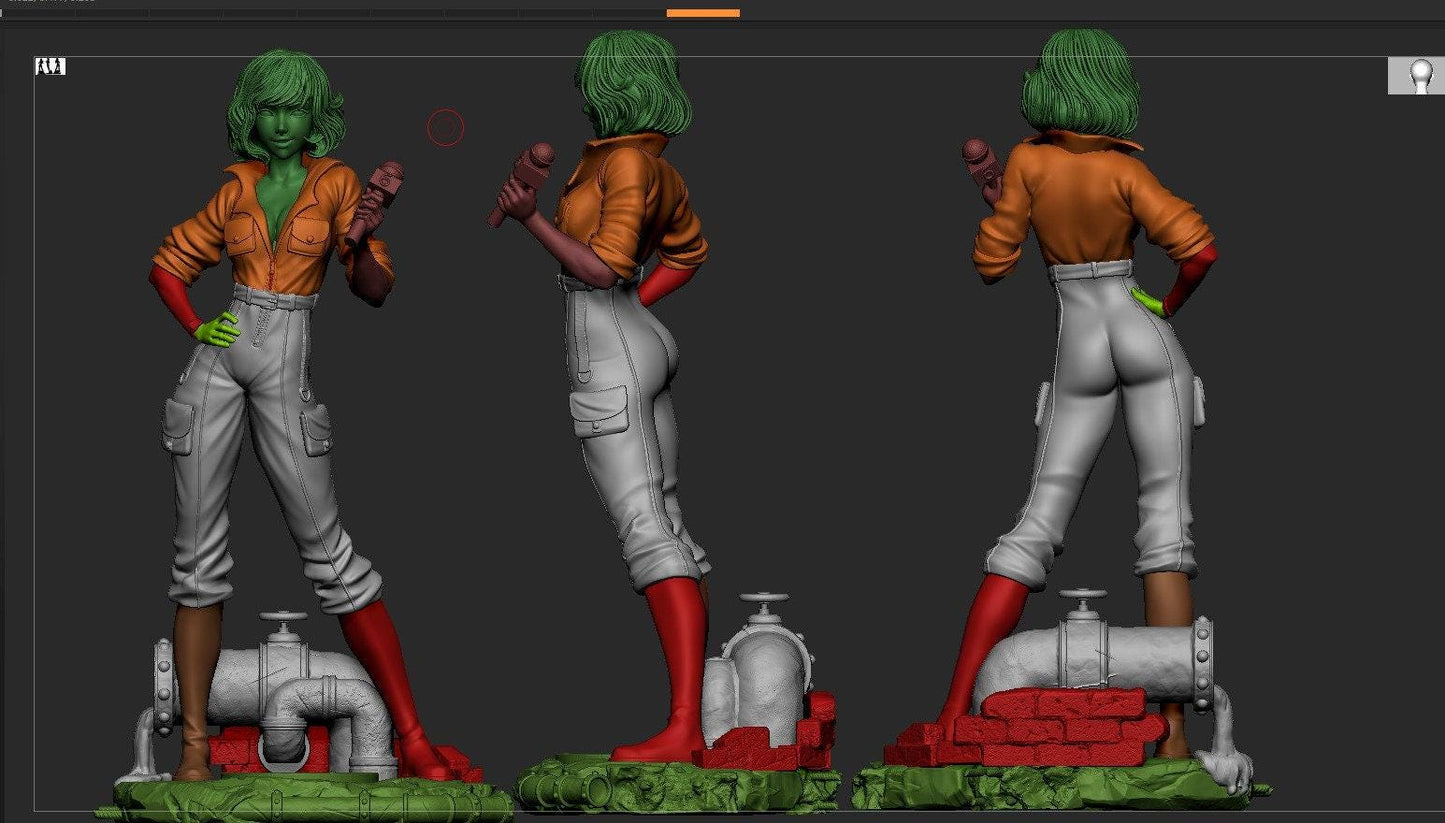 Ninja Turtle Ally: April O'Neil, Collectible Fanart Miniature – TMNT (NSFW)