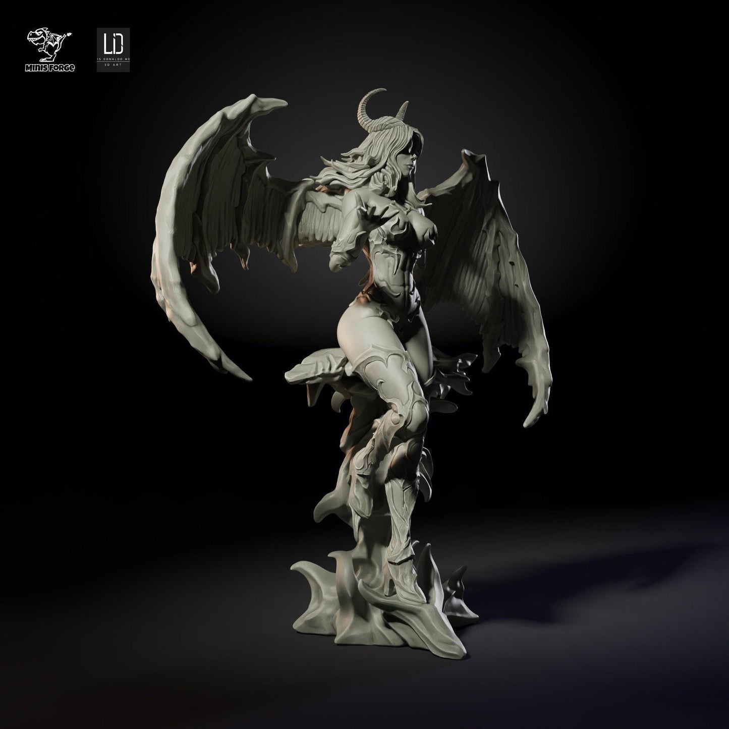Succubus: Alluring Collectible Miniature Statue - NSFW Fantasy Figure