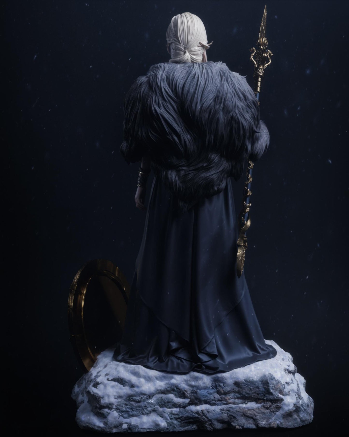 Freja: Hand-Painted 3D Resin Figure - NSFW Collectible Goddess Statue