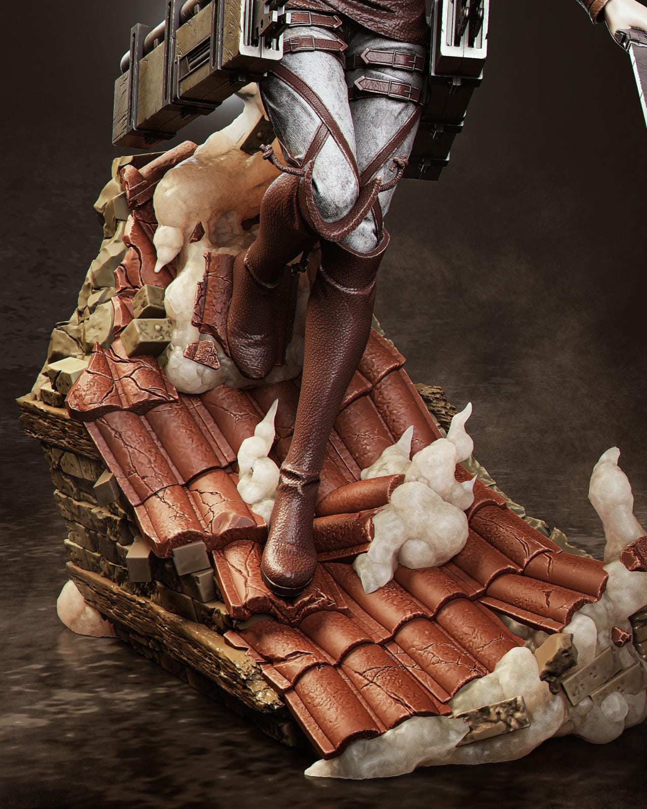 Attack on Titan Hero: Mikasa Collectible Statue – Highly Detailed Anime Figure for Fans
