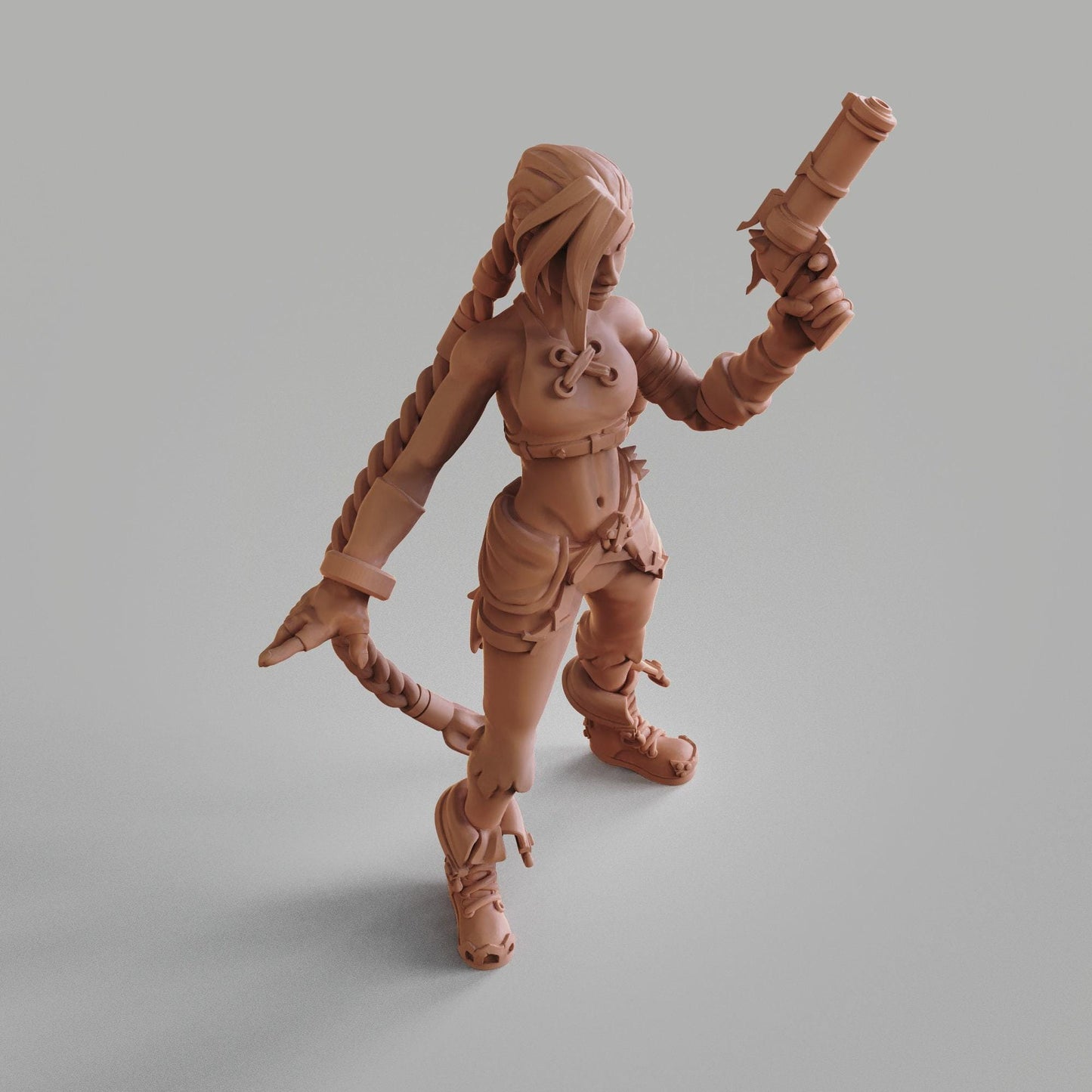 Arcane Jinx 3d printed statue Collectible Miniature figure gift idea pin up unpainted