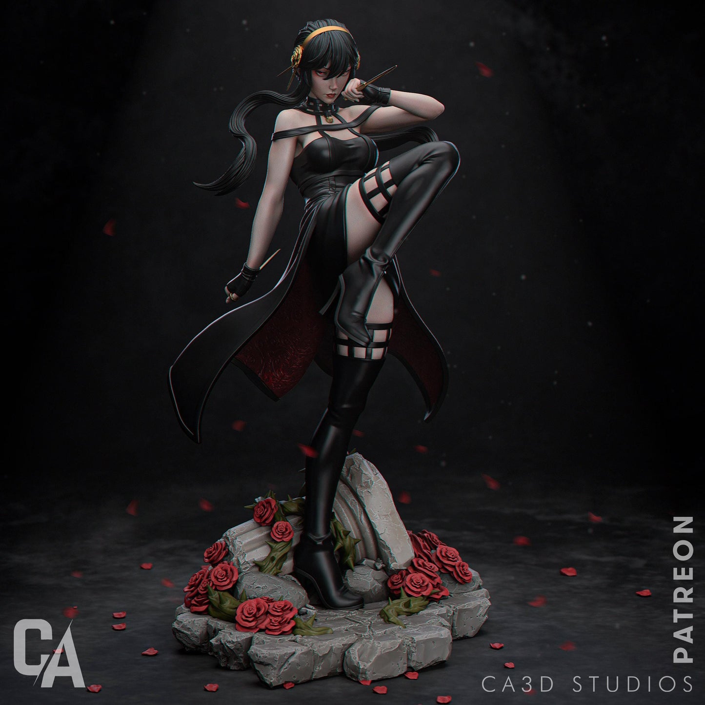 Yor Forger 3D Printed Miniature Statue - painted Collectible Figurine - Unique Gift Idea for Anime Fans - NSFW
