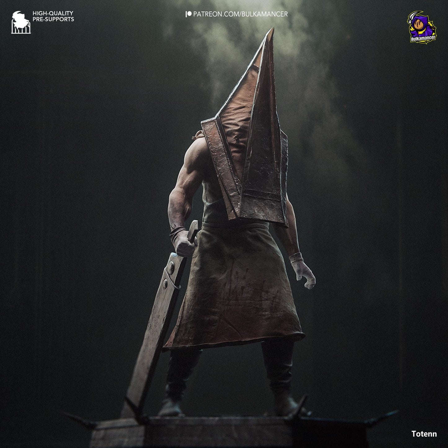 a statue of a man holding a sword