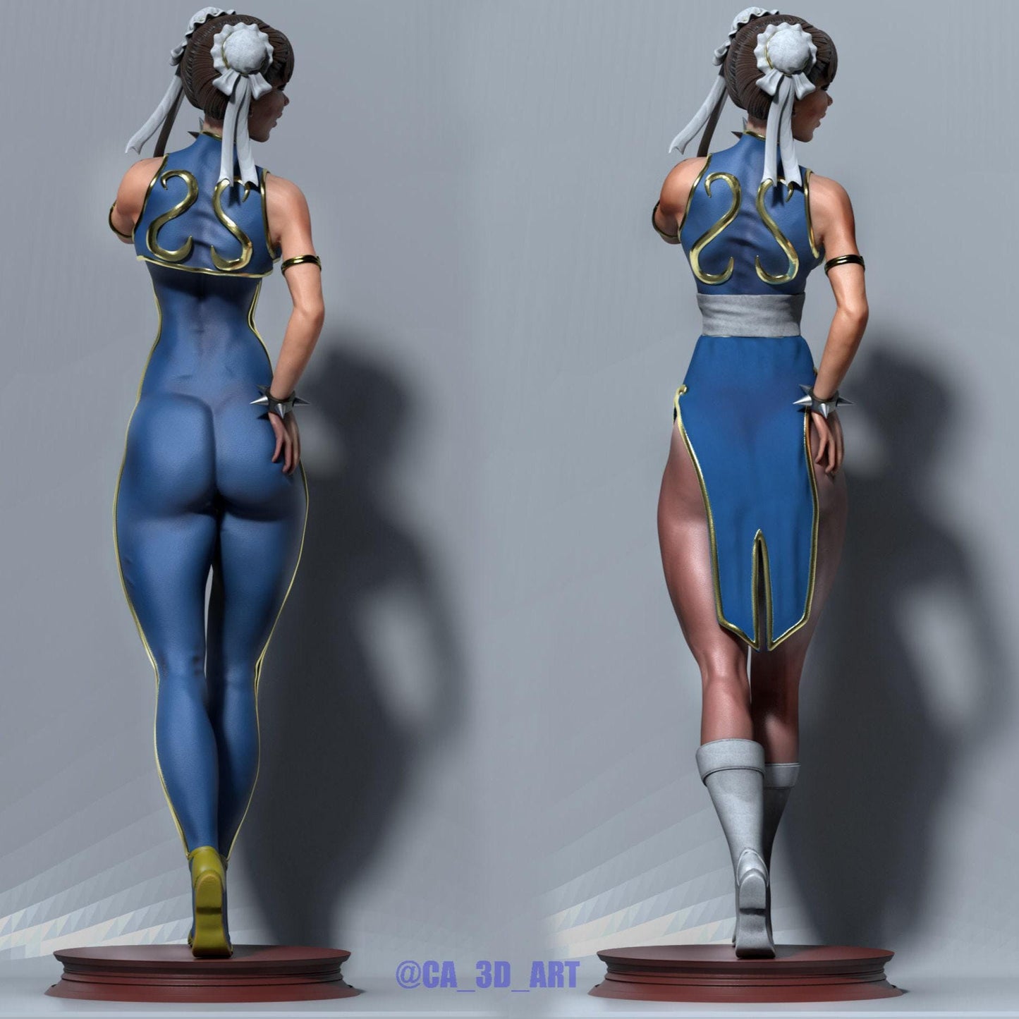 Chun-Li Street Fighter 3D Print Fanart Collectible Figure: Premium Resin Statue for Gamers