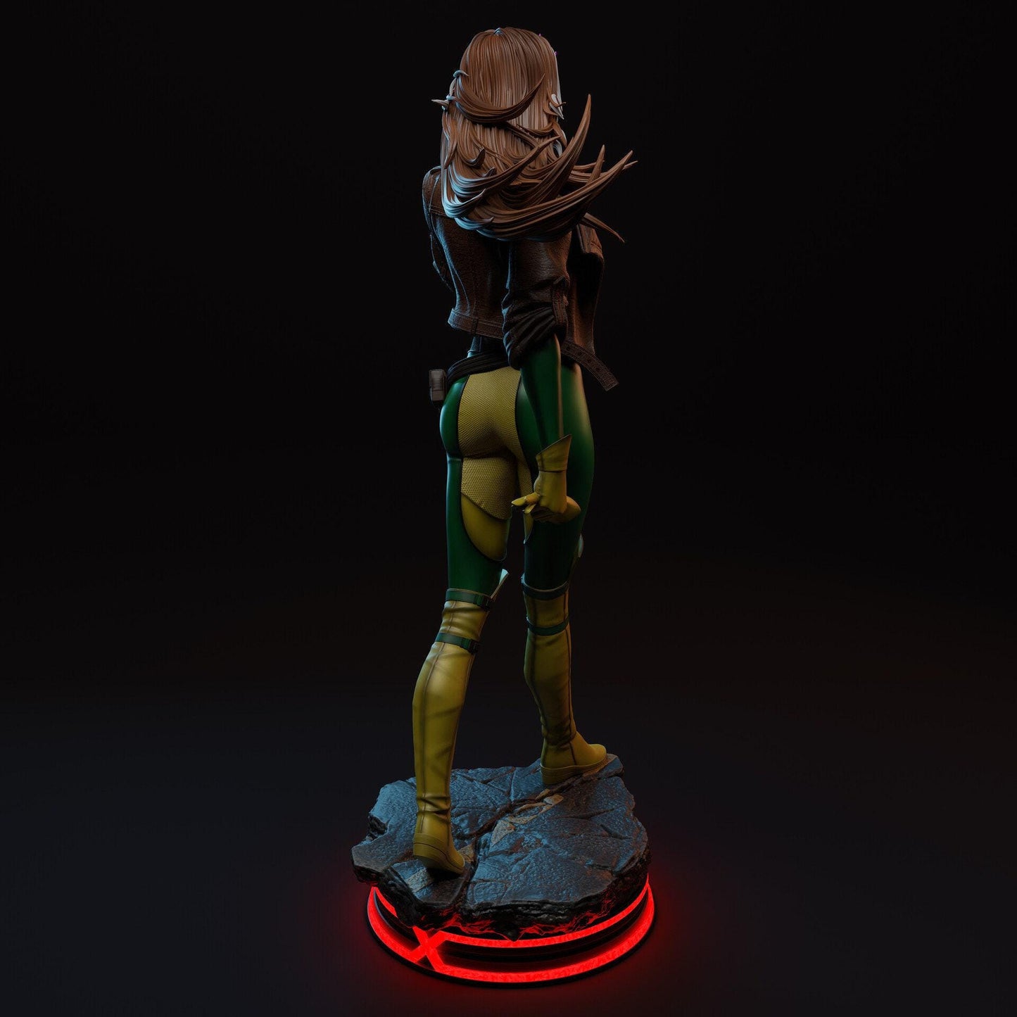 Rogue X-Men 3D Printed Collectible Statue: Iconic Mutant Hero Figure for Marvel Fans!