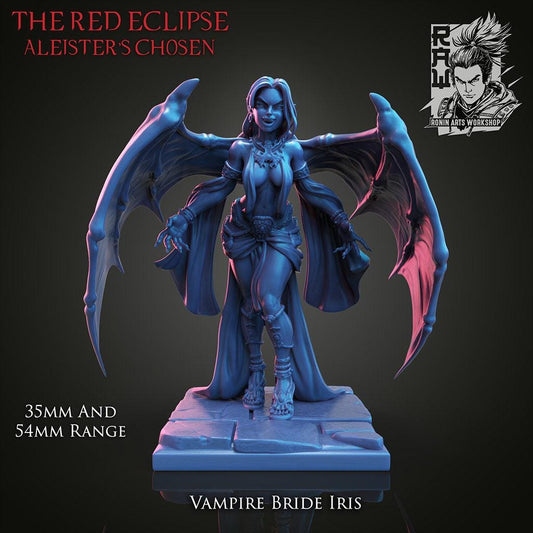 Vampire Lord Aleister and his Brides Pin-Up 3D Printed Statue – Made-to-Order Resin Collectible for Adult Collectors
