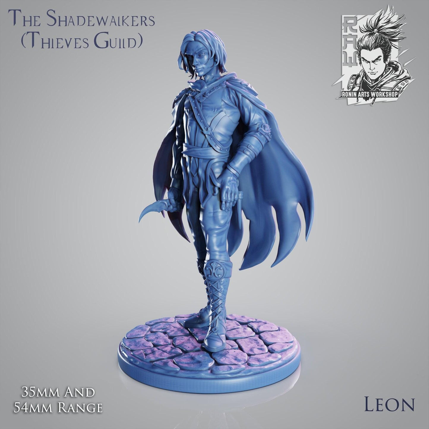 Thieves Guild 3d printed statue Collectible Miniature figure gift idea nsfw pin up unpainted 35 mm scale
