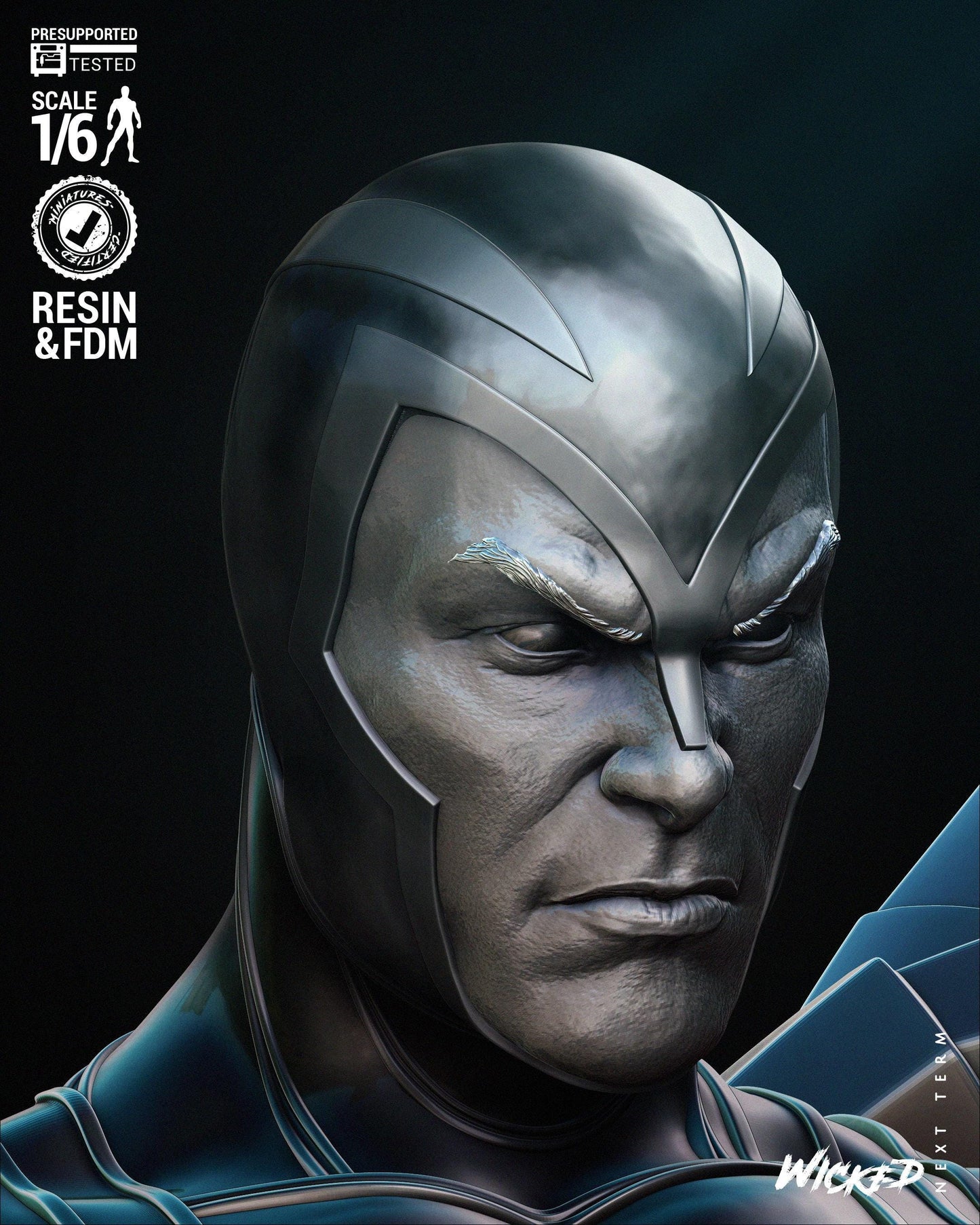 Dynamic Archangel Marvel 3D Printed Collectible Statue | Hand-Painted X-Men Mutant Figure for Comic Fans