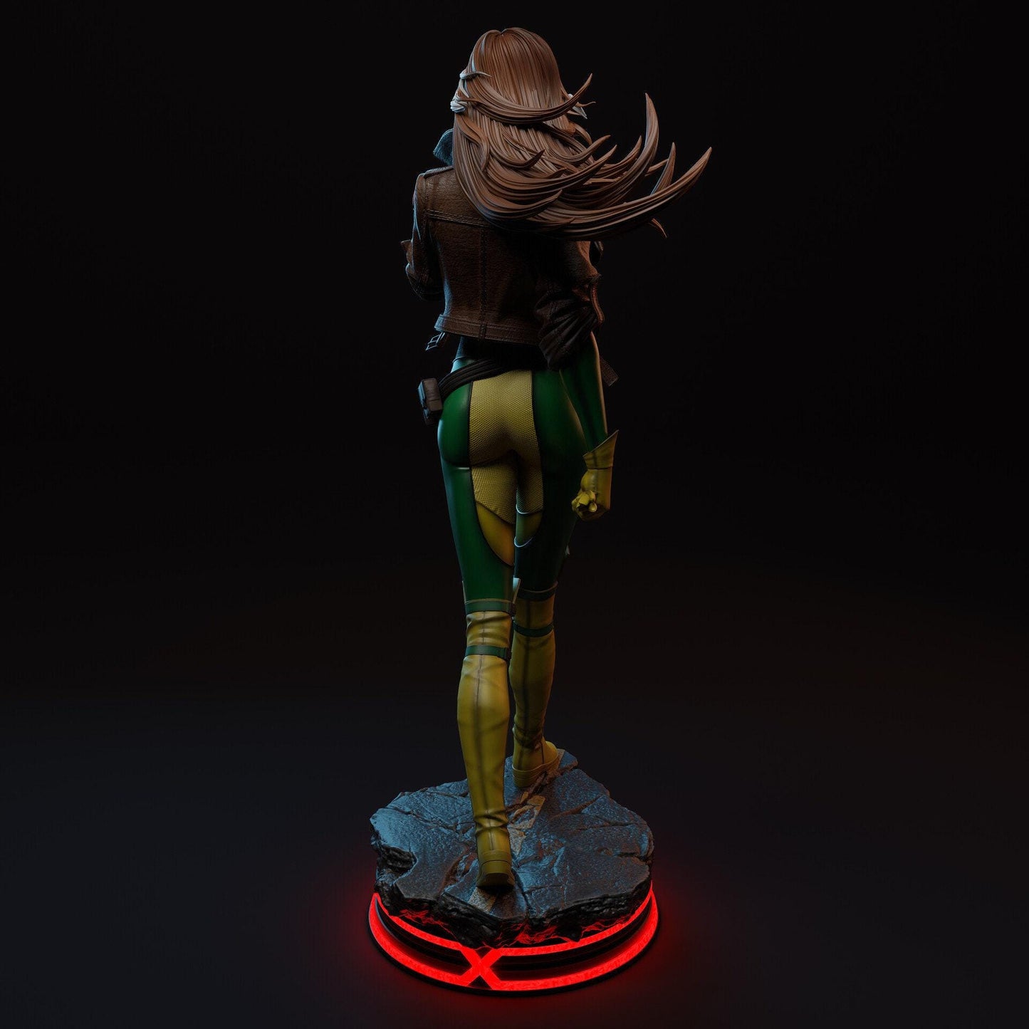 Rogue X-Men 3D Printed Collectible Statue: Iconic Mutant Hero Figure for Marvel Fans!