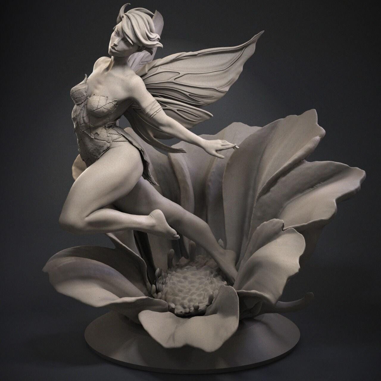Enchanting Tinker Bell Collectible Resin Figure - Hand Painted or Unpainted Fantasy Statue