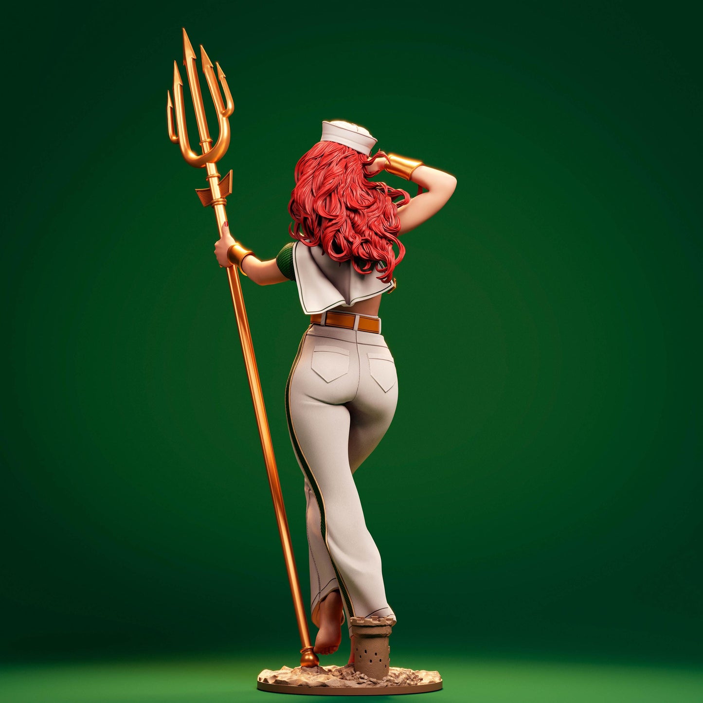 Mera Bombshell (DC Comics) Collectible Resin Statue – Painted or Unpainted Model Kit for Fans