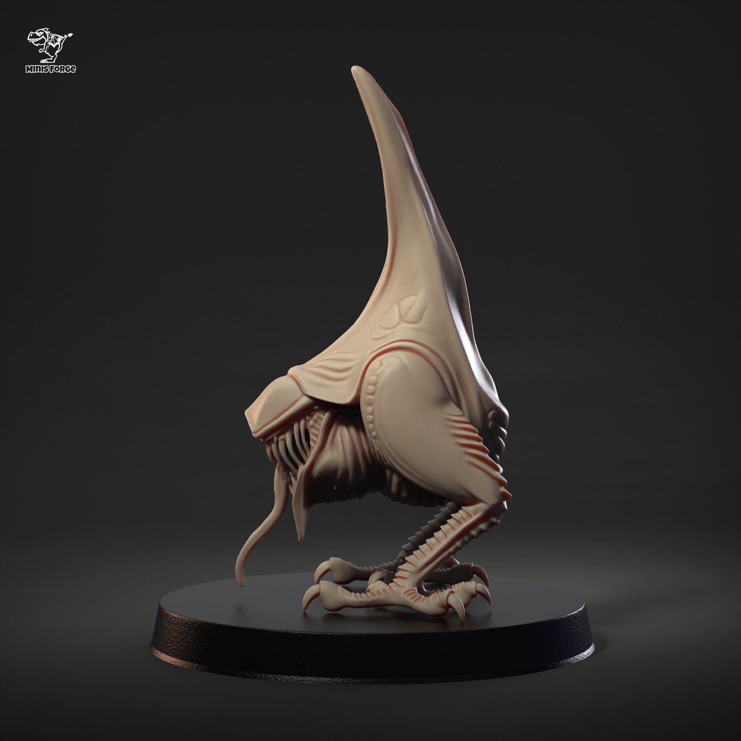 Abyssal Chicken 35mm Miniature: Highly Detailed Resin Monster for D&D & Tabletop RPGs