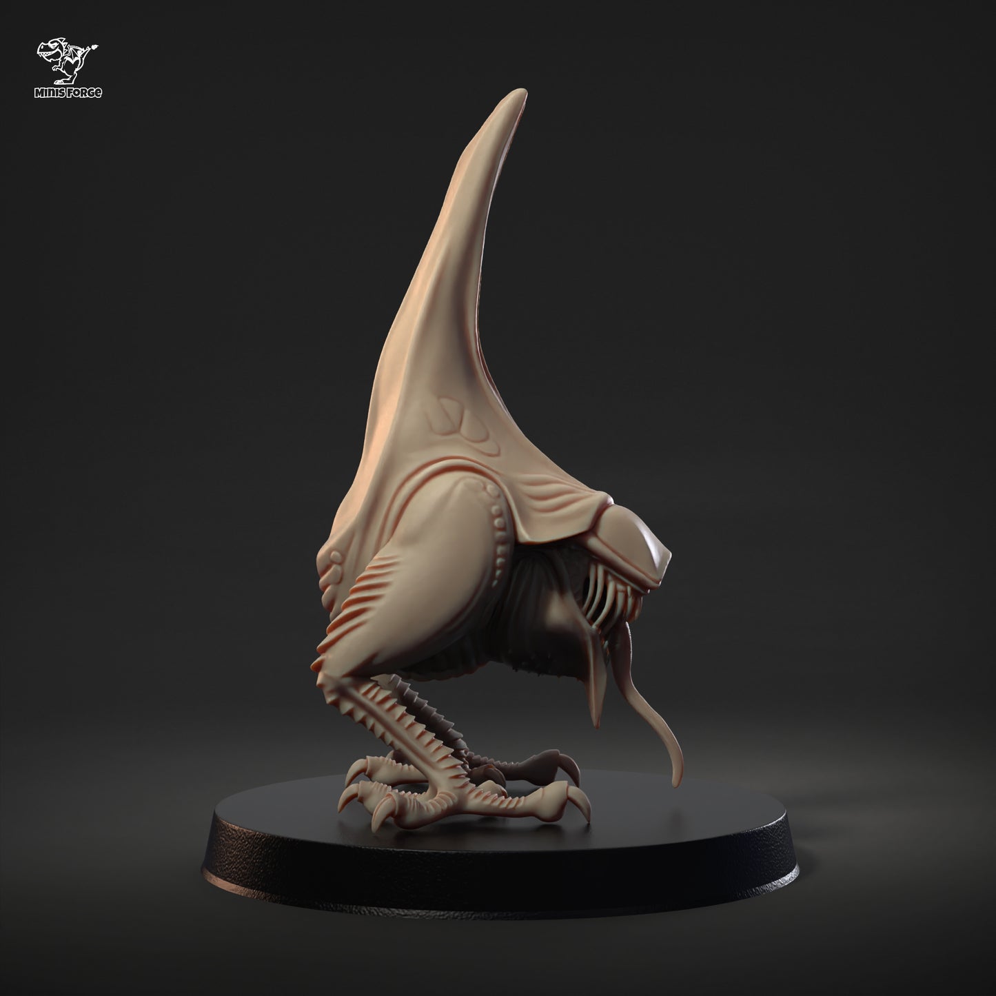 Abyssal Chicken 35mm Miniature: Highly Detailed Resin Monster for D&D & Tabletop RPGs