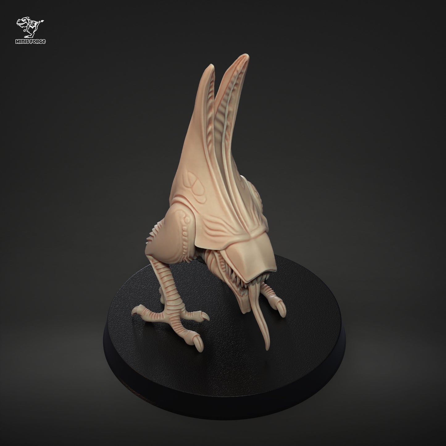 Abyssal Chicken 35mm Miniature: Highly Detailed Resin Monster for D&D & Tabletop RPGs