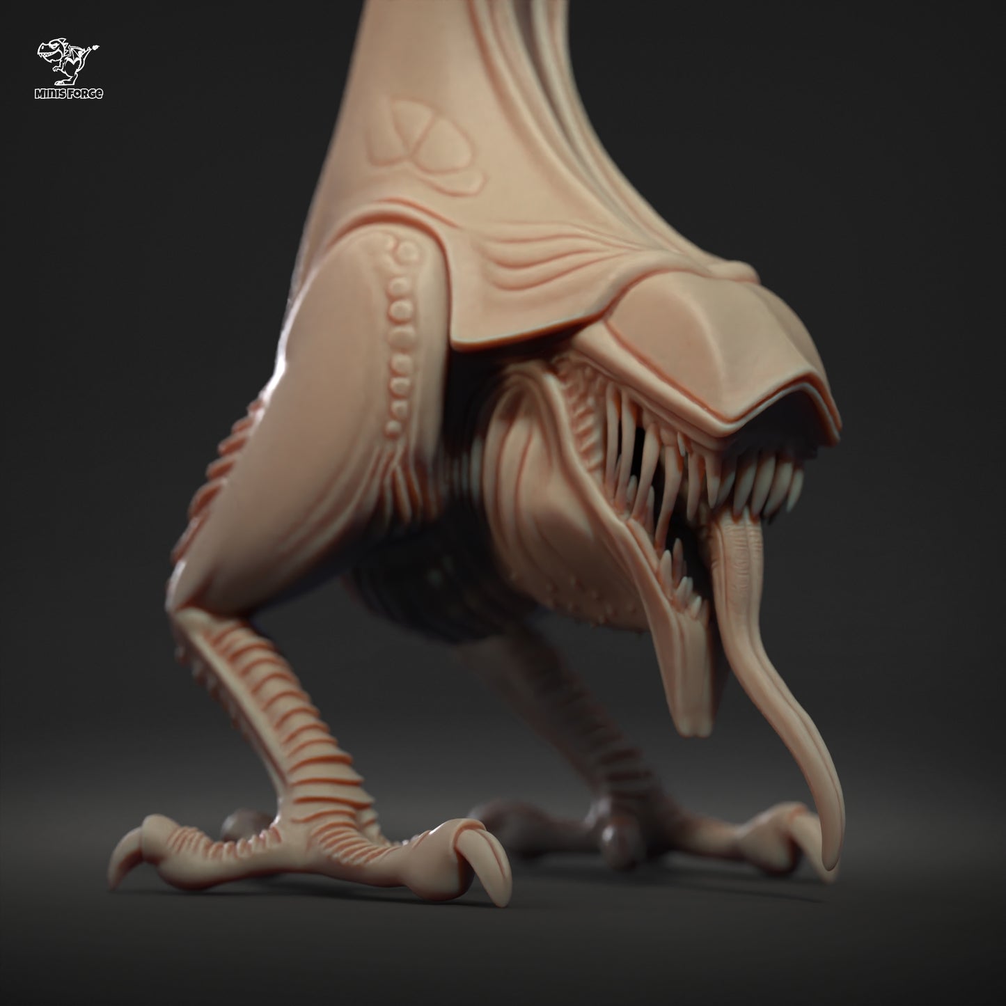Abyssal Chicken 35mm Miniature: Highly Detailed Resin Monster for D&D & Tabletop RPGs