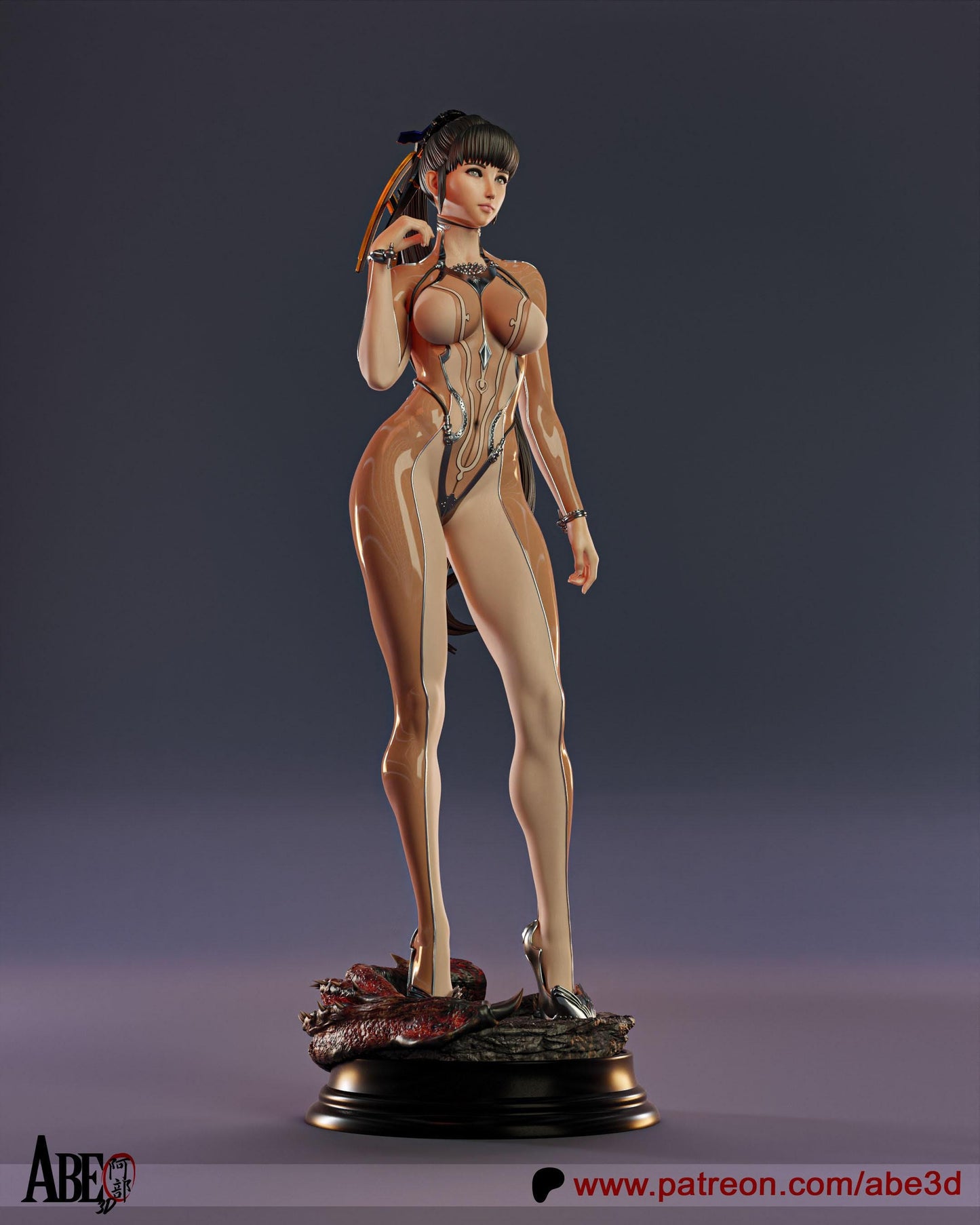 Eve Stellar Blade: Stunning 3D Printed Statue - NSFW Gaming Collectible
