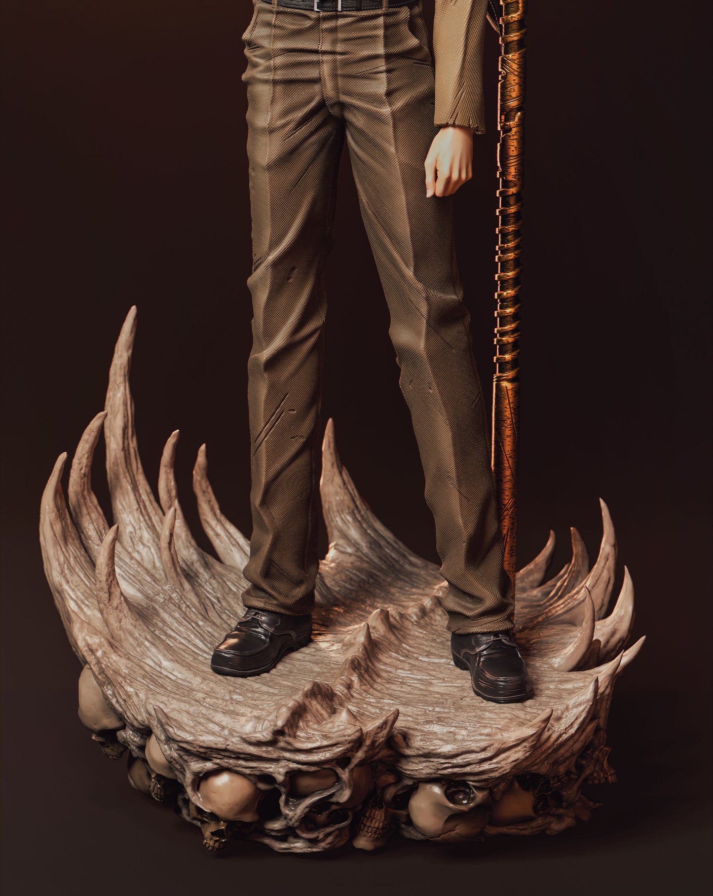 Light Yagami 3D Printed Statue | High-Detail Death Note Collectible Figure | Painted or Unpainted Resin Model for Display