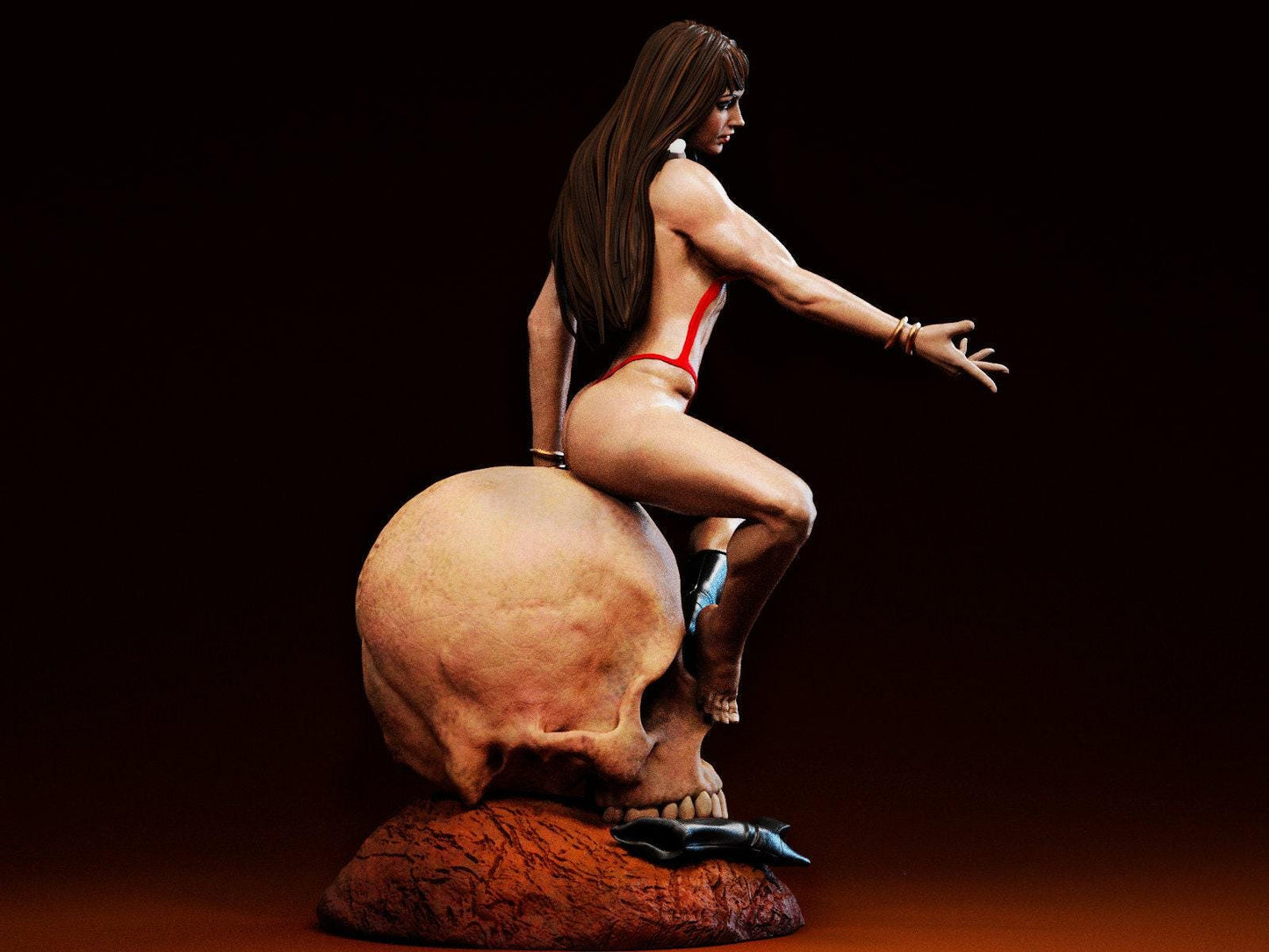 Queen of the Vampires: Vampirella 3D Printed Collectible Statue – Iconic Figure for Fans