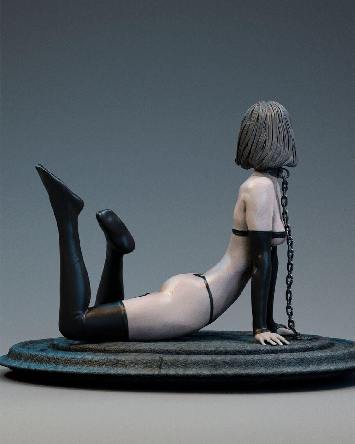 Luis Royo Prohibited NSFW 3D Printed Statue – Mature Dark Fantasy Resin Collectible, Made to Order for Adult Collectors