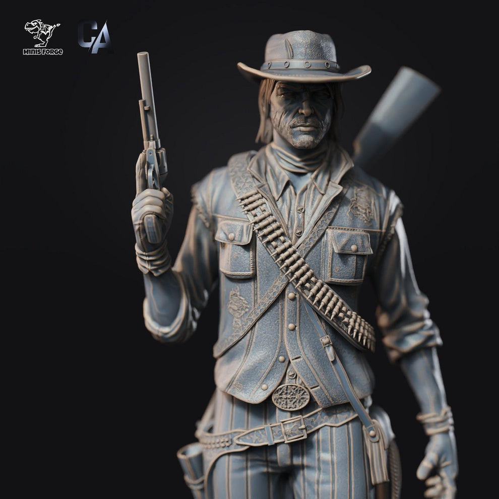 John Marston RDR2 3D-Printed Figure | Red Dead Redemption 2 – Minis ...