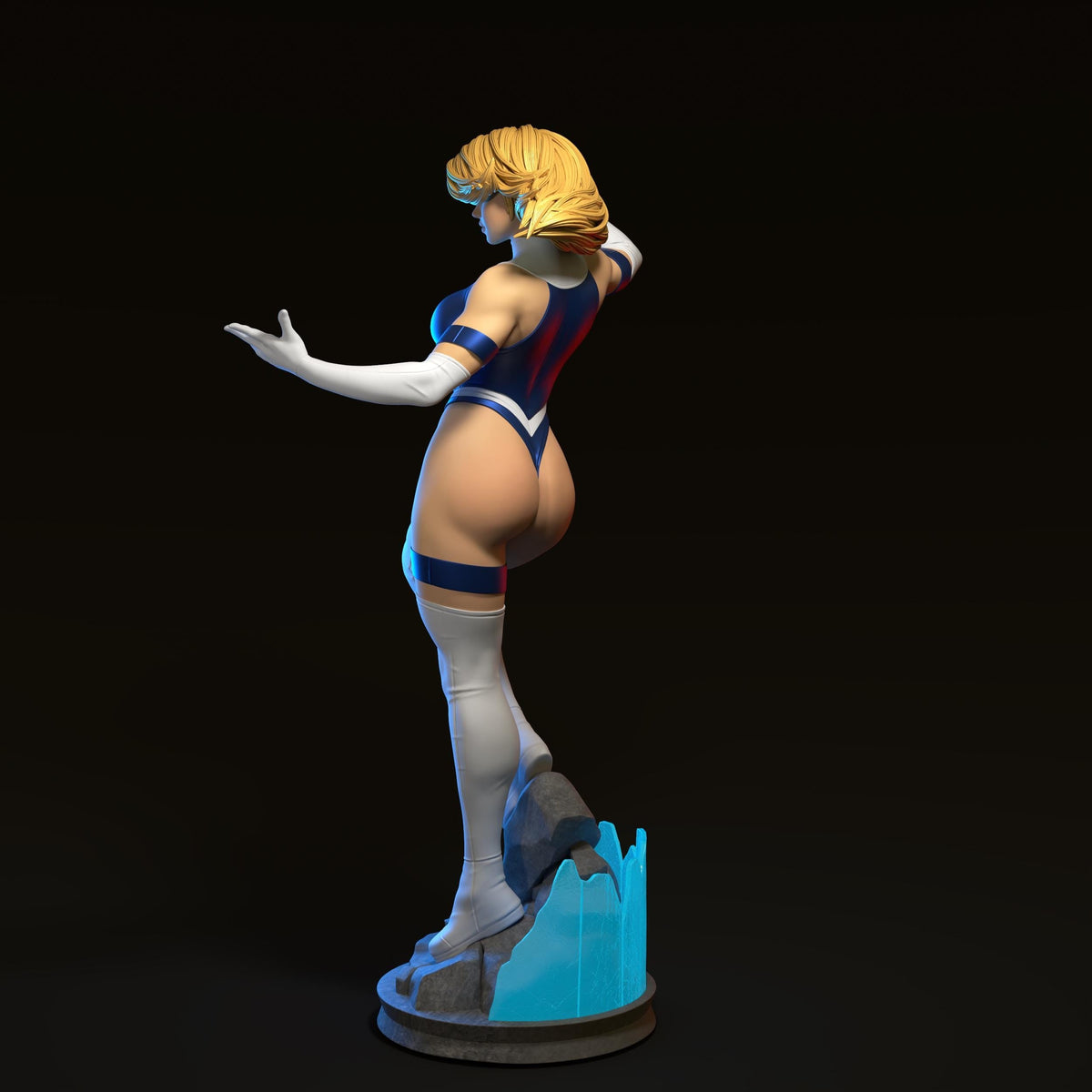 Sue Storm NSFW 3D Printed Statue – Mature Fantastic Four Resin Collectible, Made to Order for Adult Collectors & Fans