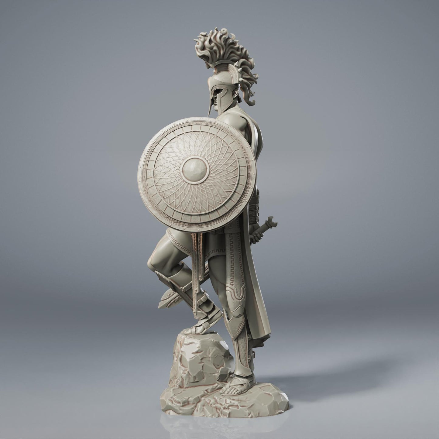 Ares Hand Painted 3D Printed Collectible Statue - Mighty Greek God of War Figure for Mythology Fans