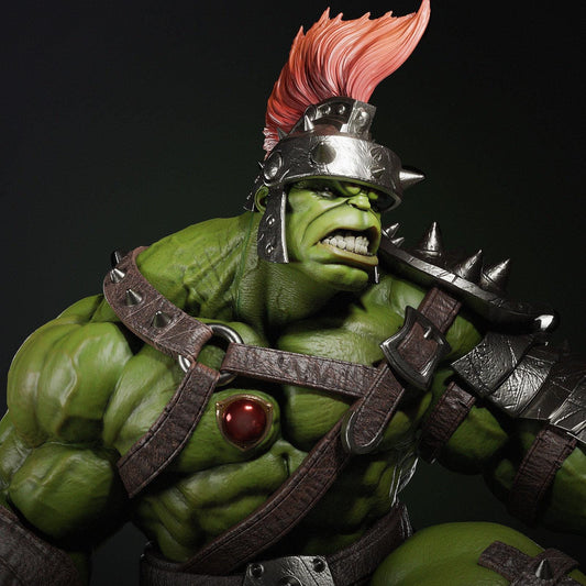 Unstoppable Hulk Gladiator 3D Printed Collectible Statue - Marvel Comics Hero Figure
