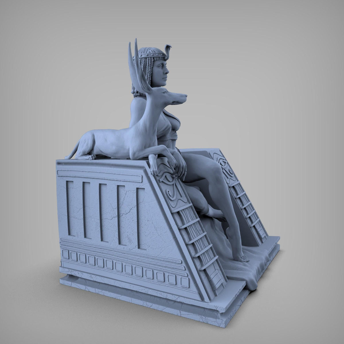 Cleopatra NSFW 3D Printed Statue – Mature Historical Pin-Up Resin Collectible, Made to Order for Adult Collectors & Fans