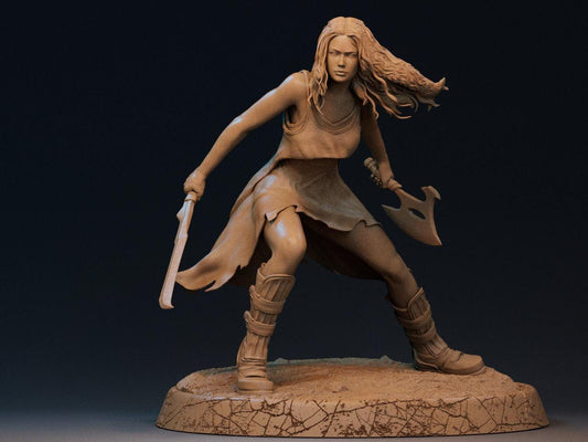 Dynamic River Tam 3D Print Statue - Serenity Firefly Sci-Fi Collectible Figure - Premium Quality