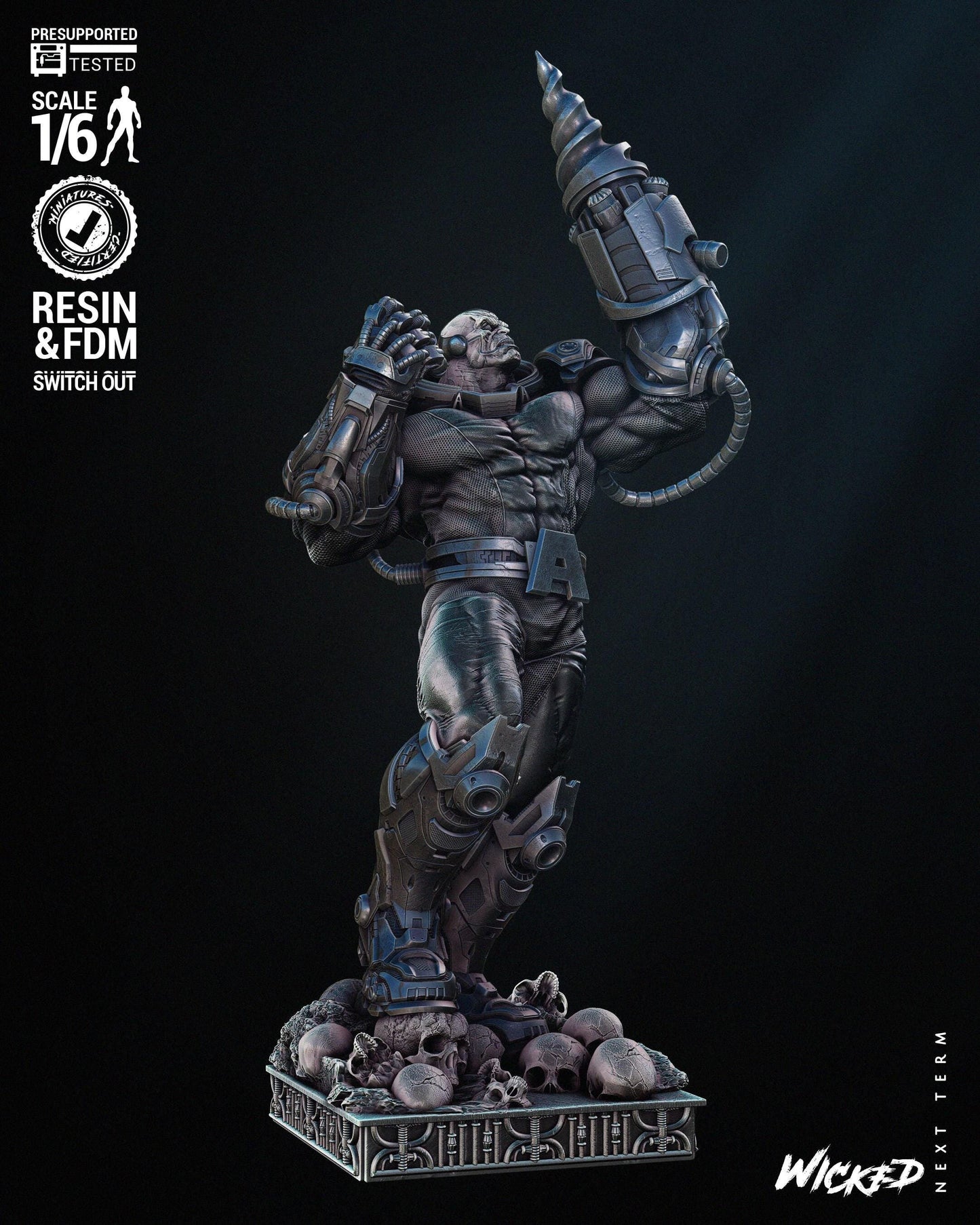 Rise of The First Mutant: Apocalypse 3D Print Collectible - Epic X-Men Marvel Statue
